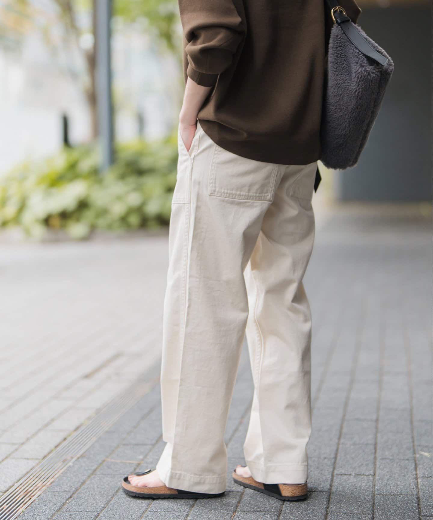 【完売商品ラスト1点❣️】ルーズベイカーパンツ Spick and Spanカーキ Spick＆Span カーゴパンツ 「追加2」選べる4サイズ / ルーズ