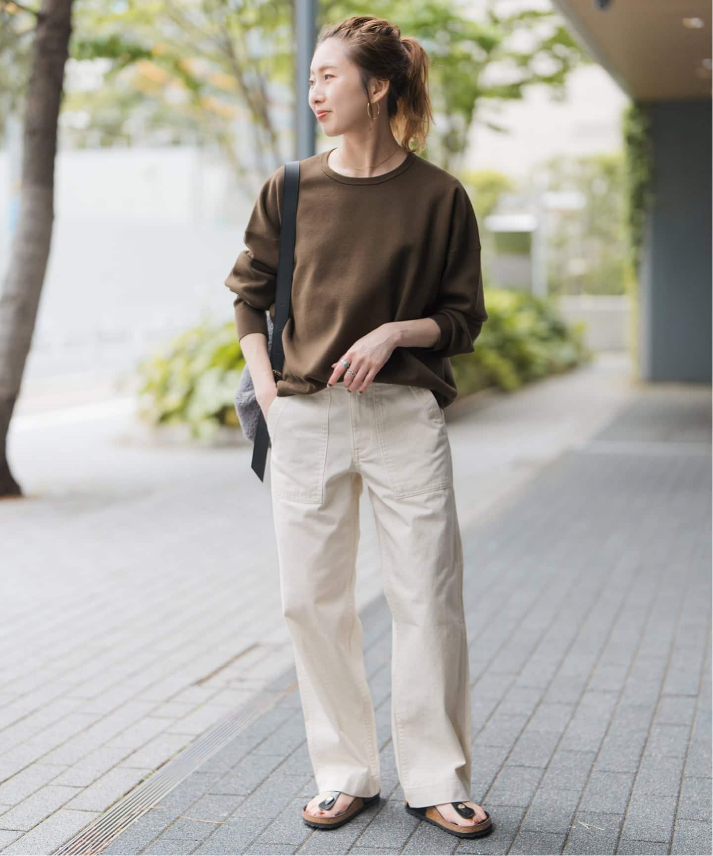 Spick & Span ルーズベイカーパンツ ベージュ 追加》ルーズベイカーパンツ（カーゴパンツ）｜Spick and Span