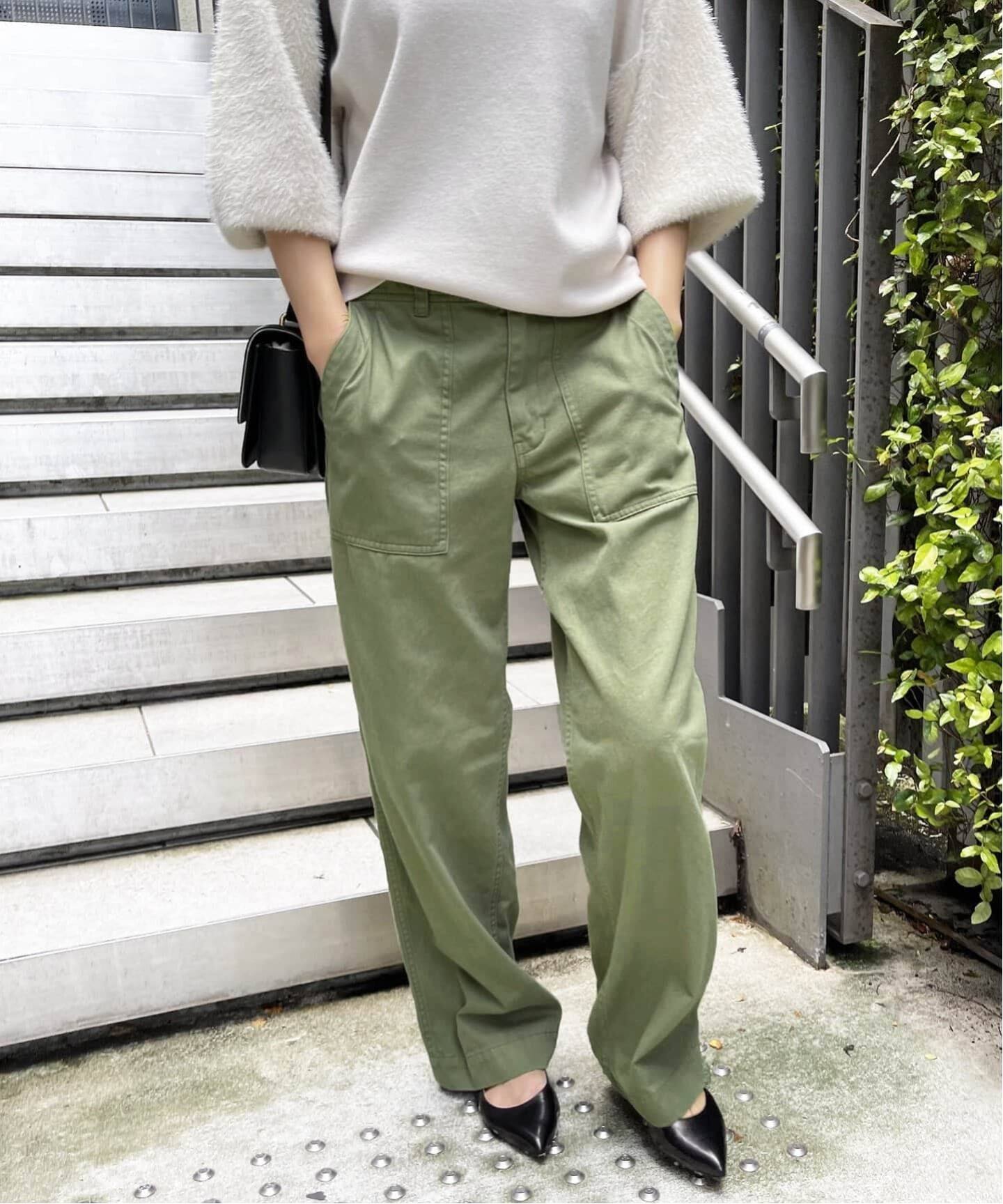 Spick&Span ルーズベイカーパンツ カーキ40 WEB限定 / 追加3》ルーズベイカーパンツ（カーゴパンツ）｜Spick and