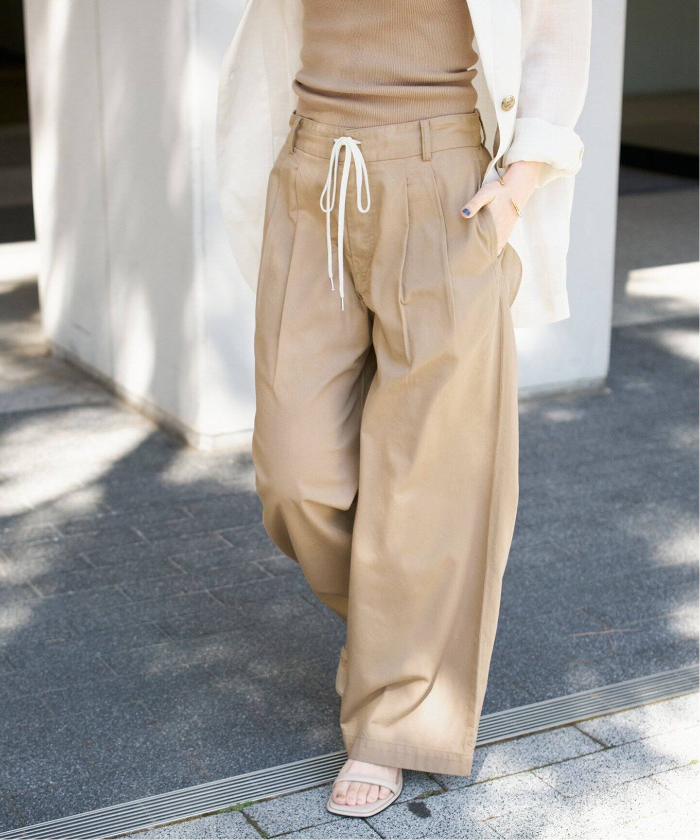 コットンレーヨンドロストフレアパンツ（その他パンツ）｜Spick and