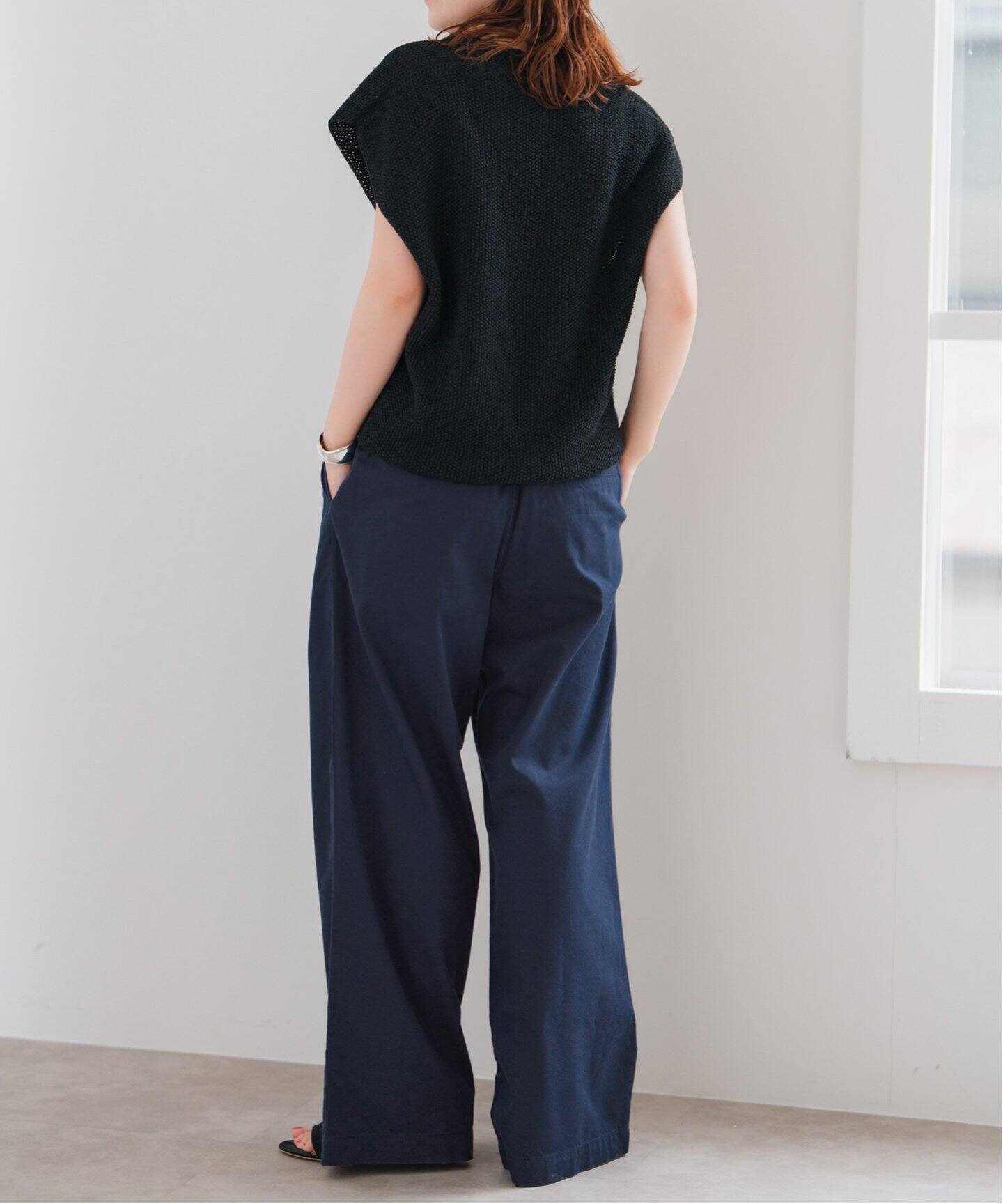 WEB限定 / 追加》コットンレーヨンドロストフレアパンツ（その他パンツ