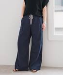 《WEB限定追加》コットンレーヨンドロストフレアパンツ