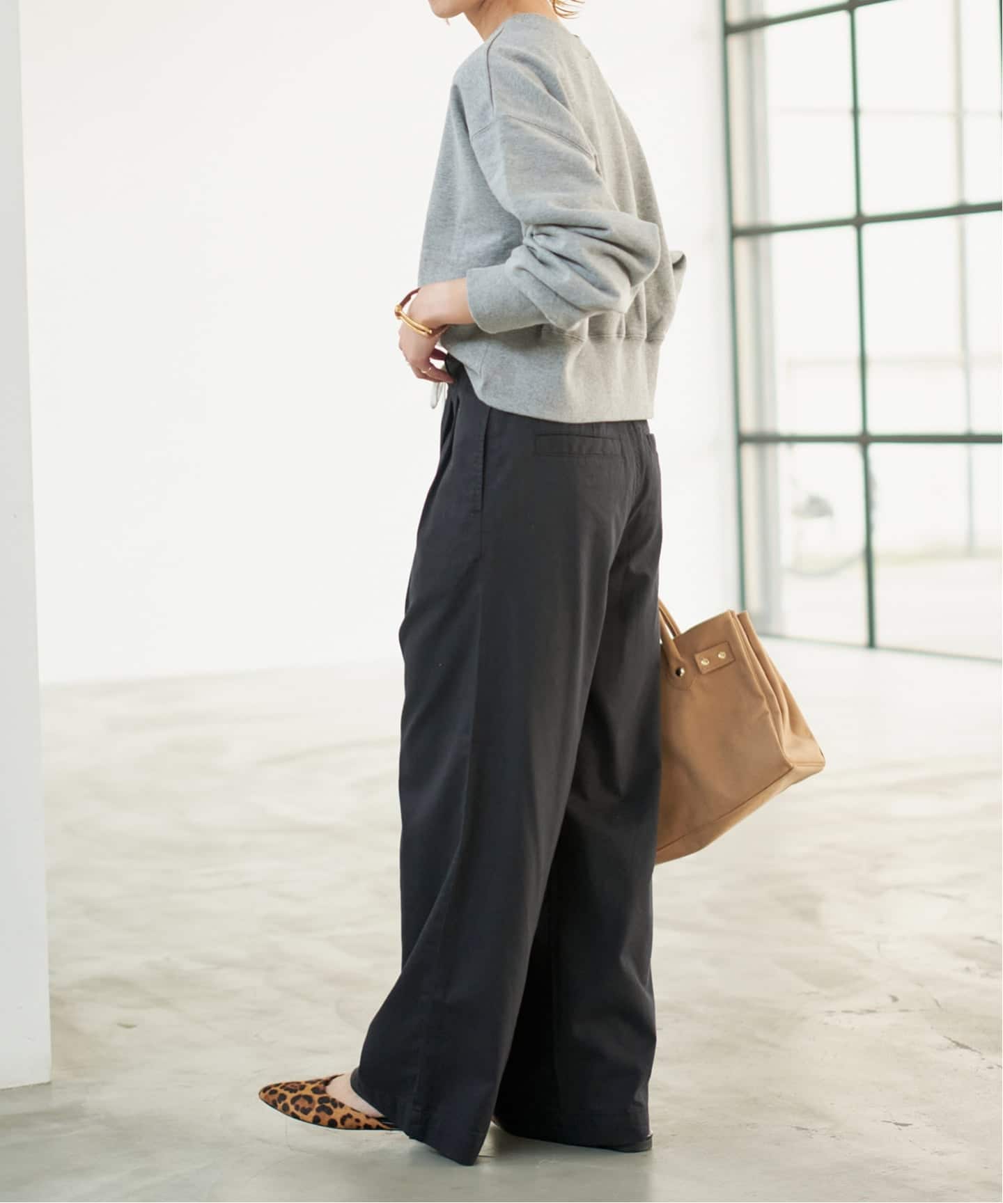 追加》コットンレーヨンドロストフレアパンツ（その他パンツ）｜Spick