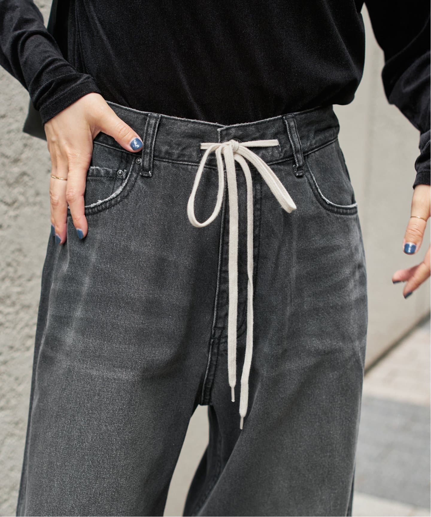 5 1/2 SOFT DRAWSTRINGDENIM（デニムパンツ・ジーンズ）｜Spick and