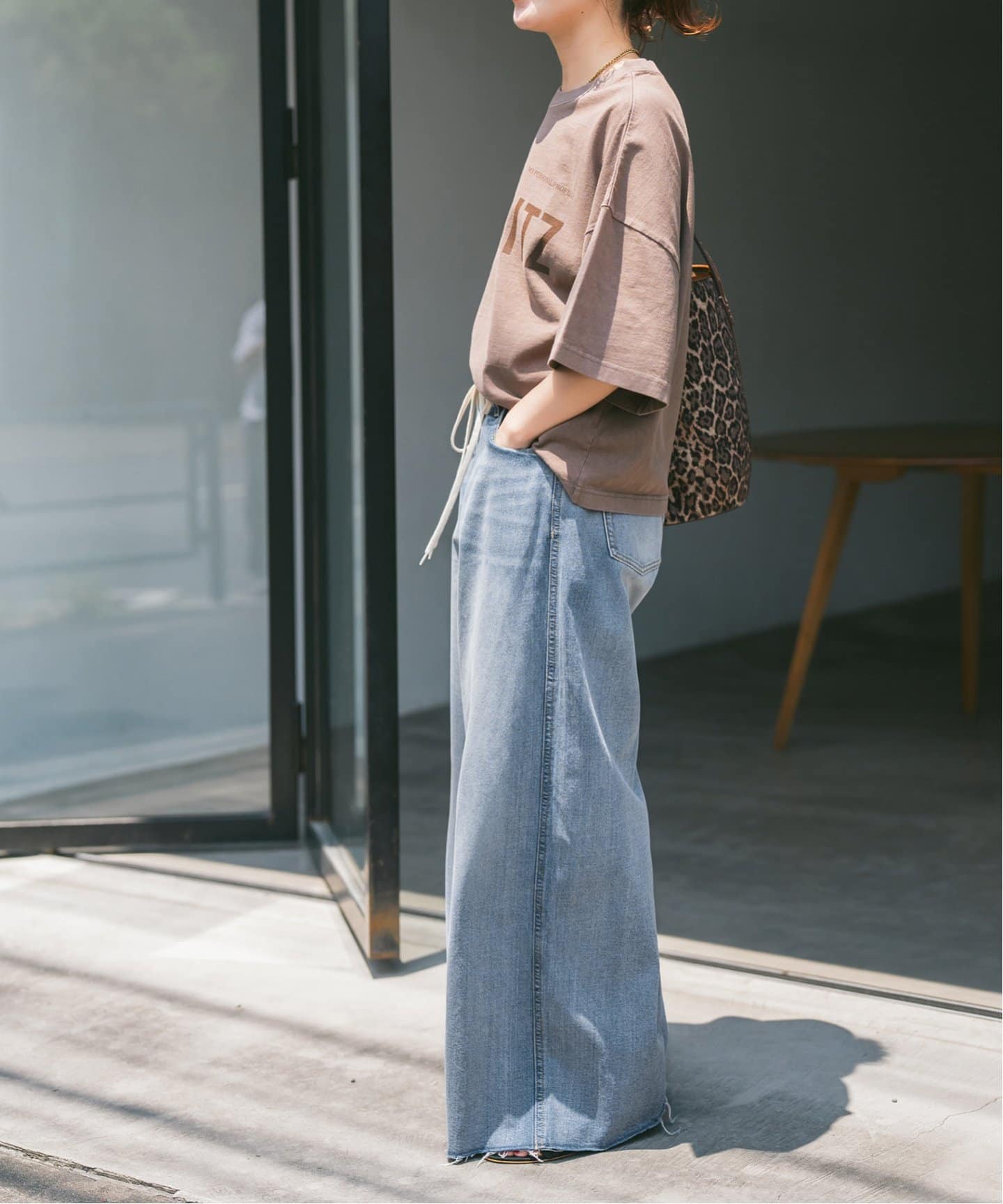 パンツ 24SS Spick and Span 5 1/2CURVE LINEDENIM 5 1/2 SOFT DRAWSTRINGDENIM（デニムパンツ・ジーンズ）｜Spick