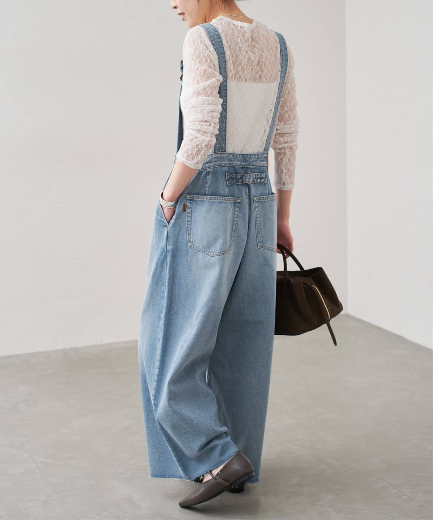 サロペット・オーバーオール・オールインワン cft.widesuspenders colorstitchsalopette 5 1/2 SOFTFLARE OVERALLS（サロペット／オーバーオール