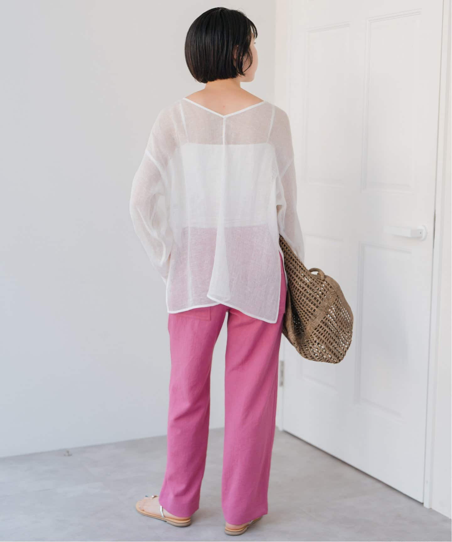 リネンライクルーズベイカーパンツ（カーゴパンツ）｜Spick and Span