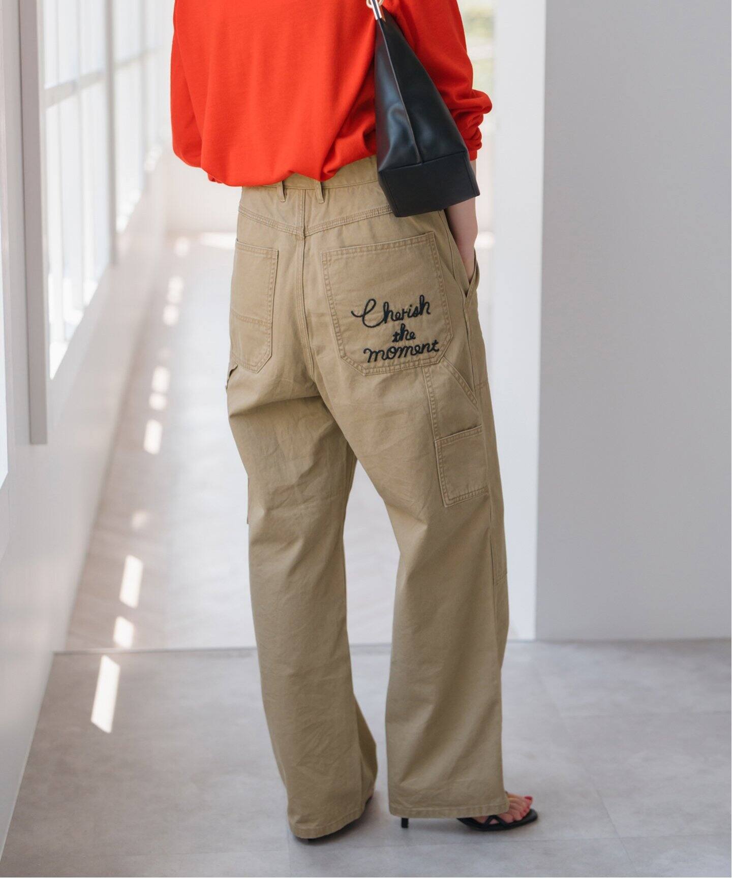 刺繍ペインターパンツ（チノパンツ）｜Spick & Span（スピック＆スパン 