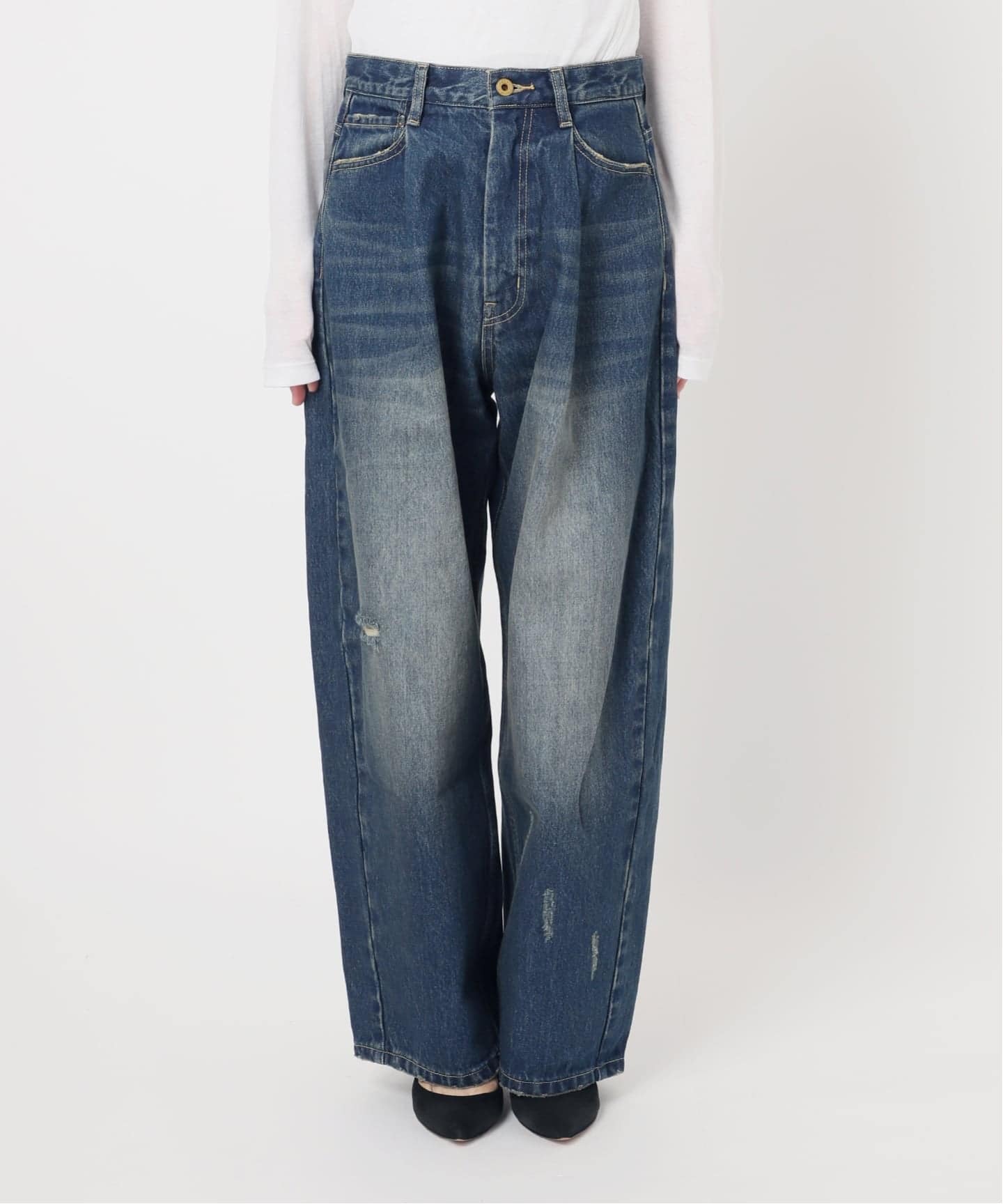 5 1/2 TUCKBARREL DENIM（デニムパンツ・ジーンズ）｜Spick & Span
