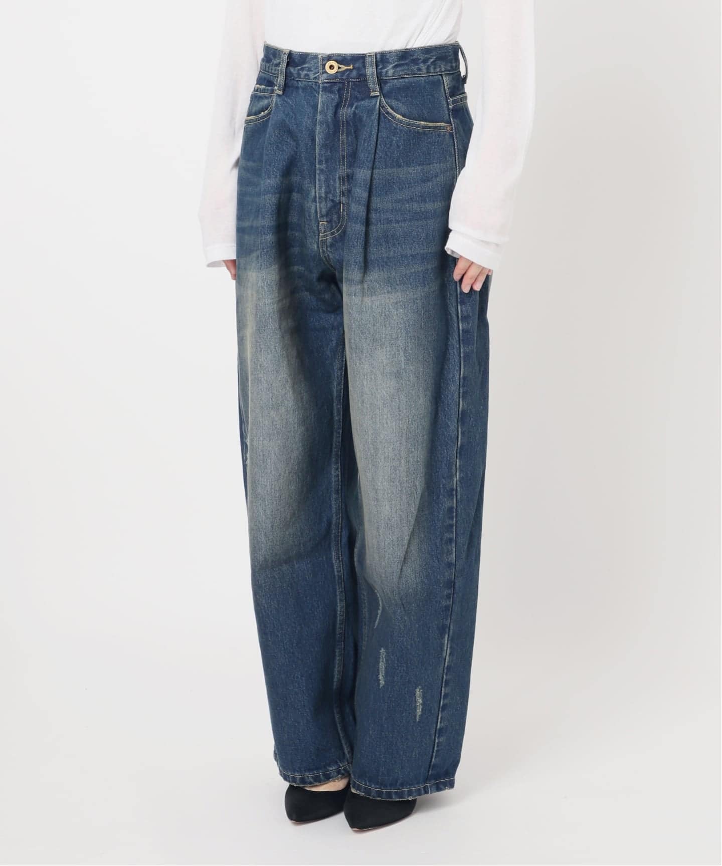 5 1/2 TUCKBARREL DENIM（デニムパンツ・ジーンズ）｜Spick & Span