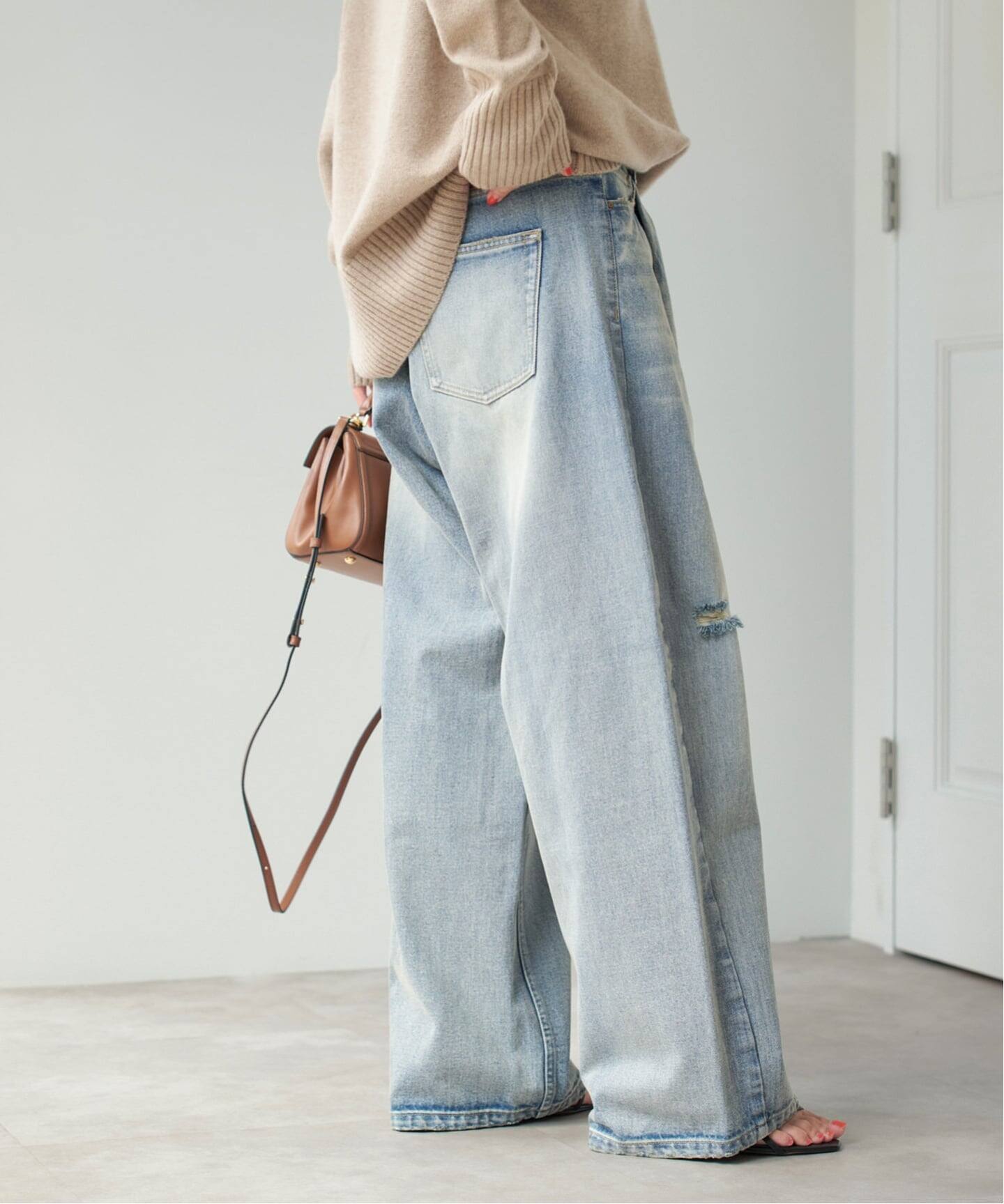 パンツ 5 1/2 TUCKBARREL DENIM WEB限定 / 追加》5 1/2 TUCKBARREL DENIM（デニムパンツ・ジーンズ