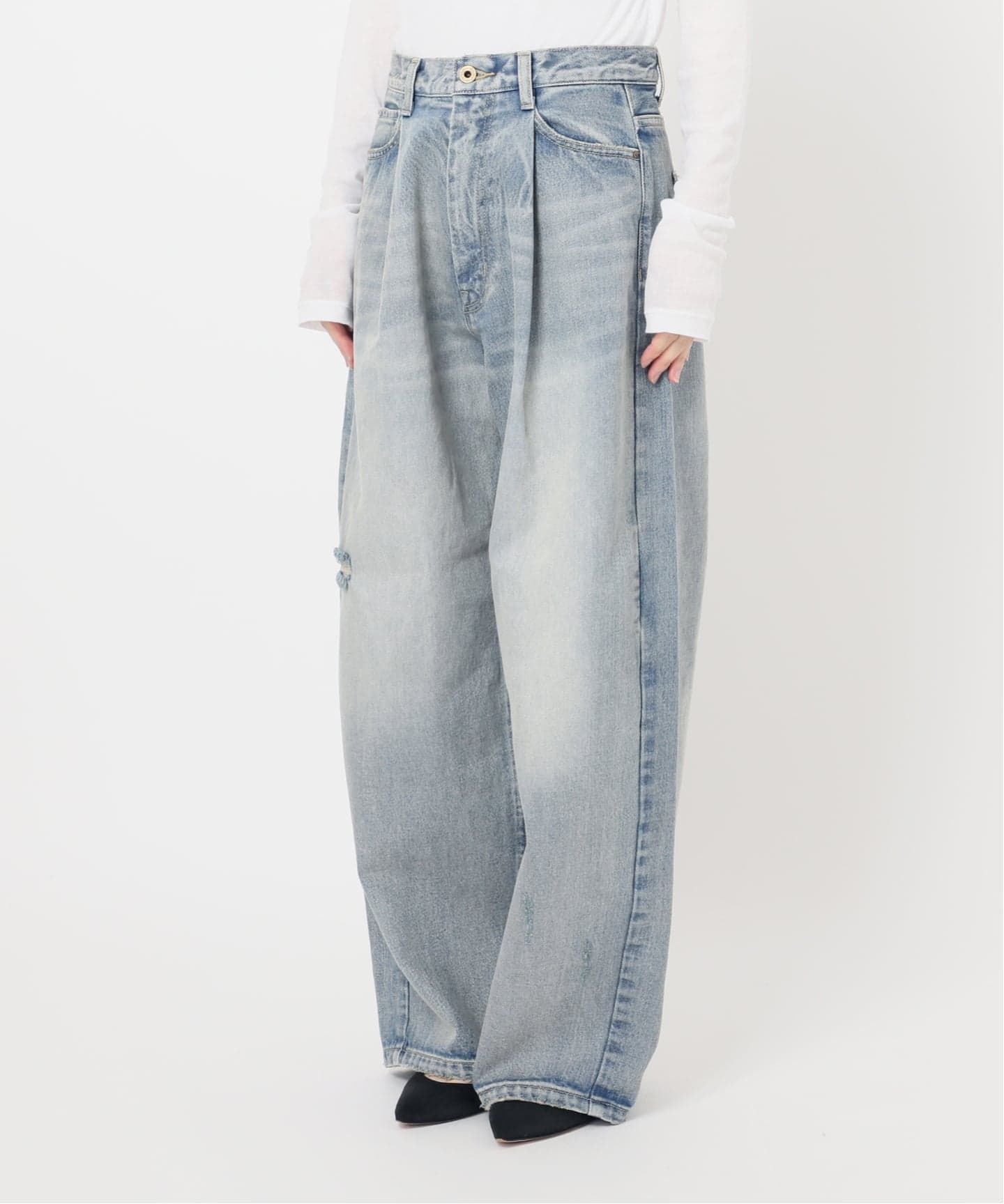 WEB限定 / 追加予約》5 1/2 TUCKBARREL DENIM（デニムパンツ・ジーンズ