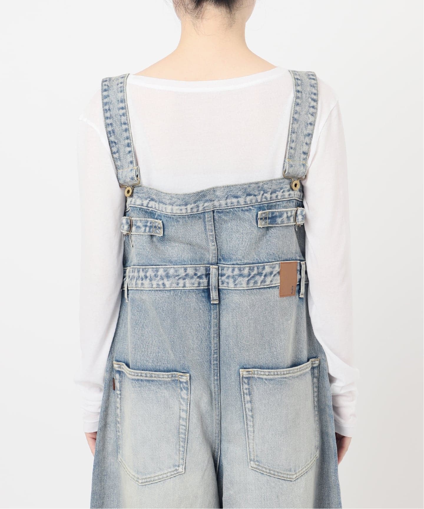 サロペット・オーバーオール・オールインワン Spick and Span 5 1/2 OVERALLS DENIM Spick & Span｜5 1/2 SOFTFLARE OVERALLS | Rakuten Fashion