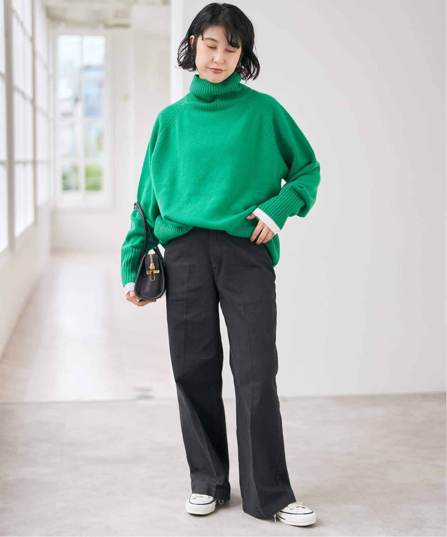 スピック&スパン　ギャザーチノ　新品未使用 追加》ギャザーチノ（チノパンツ）｜Spick and Span（スピック