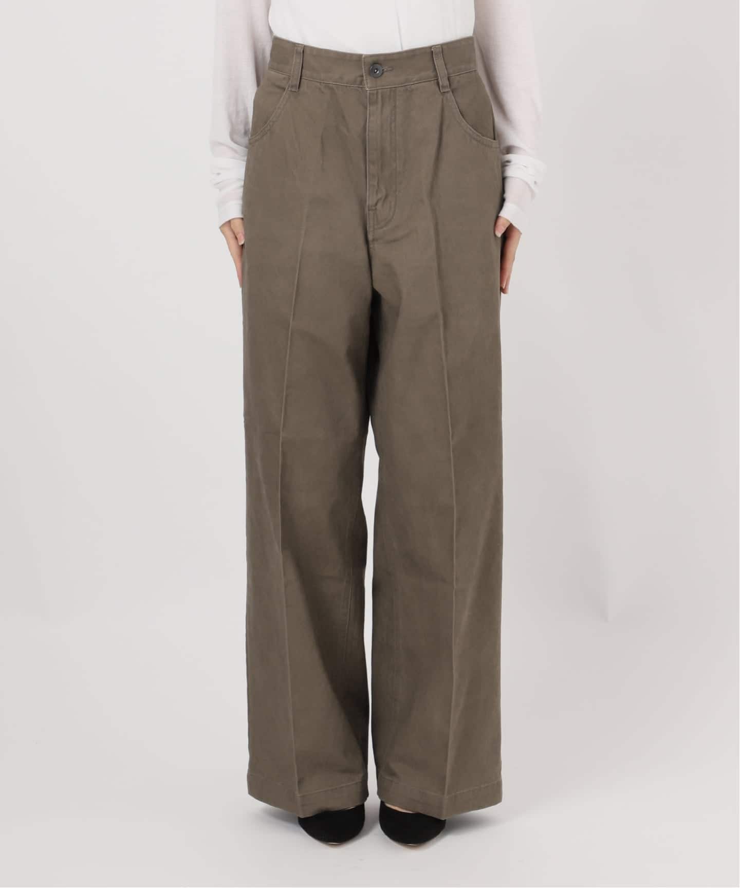 予約》バックギャザーチノ（チノパンツ）｜Spick and Span