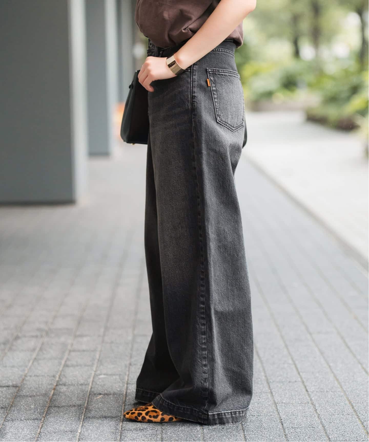 5 1/2 BAGGY DENIM (Black）（デニムパンツ・ジーンズ）｜Spick