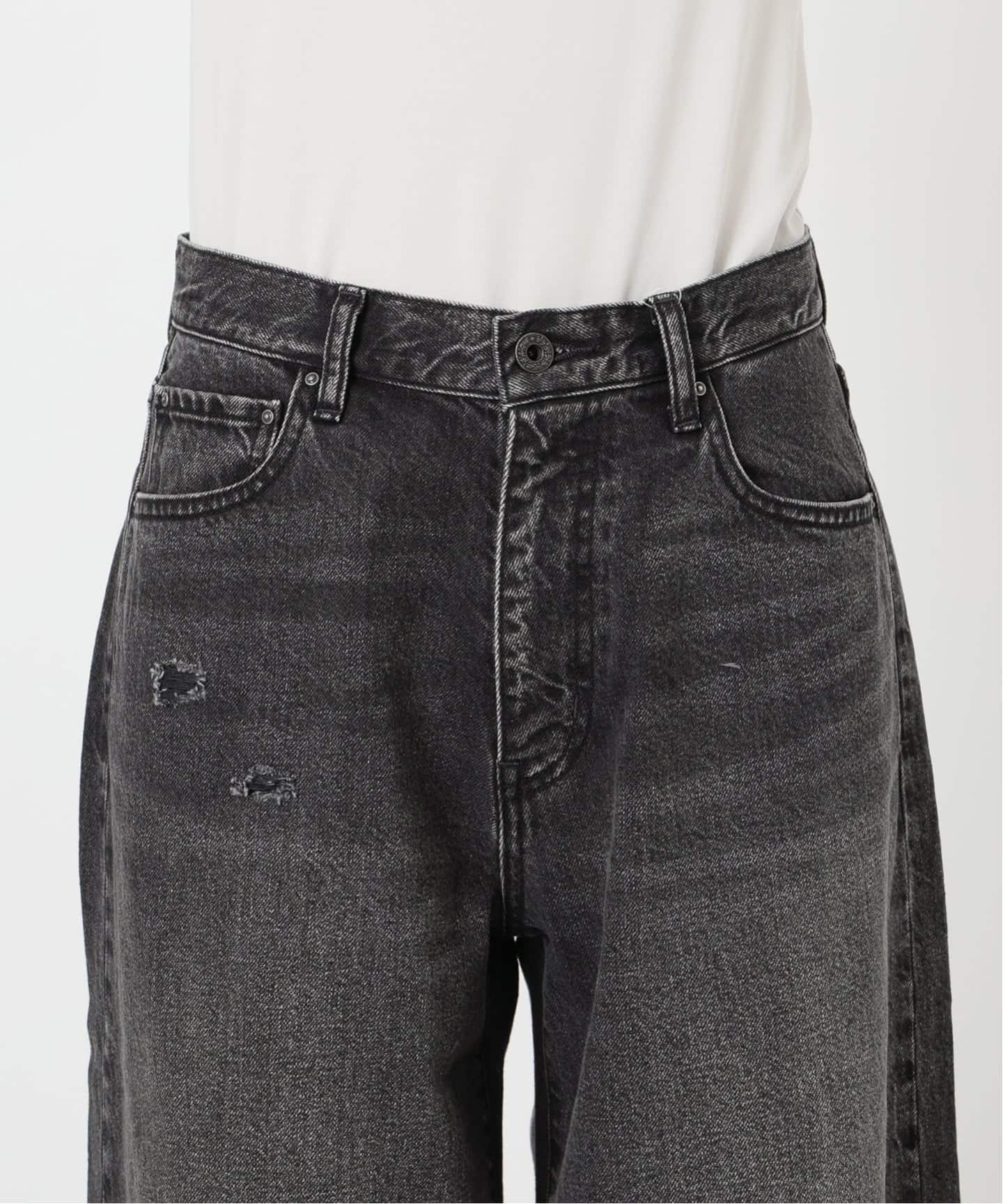 新品　Spick and Span 51/2 BAGGY DENIM 27 5 1/2 BAGGY DENIM (Black）（デニムパンツ・ジーンズ）｜Spick