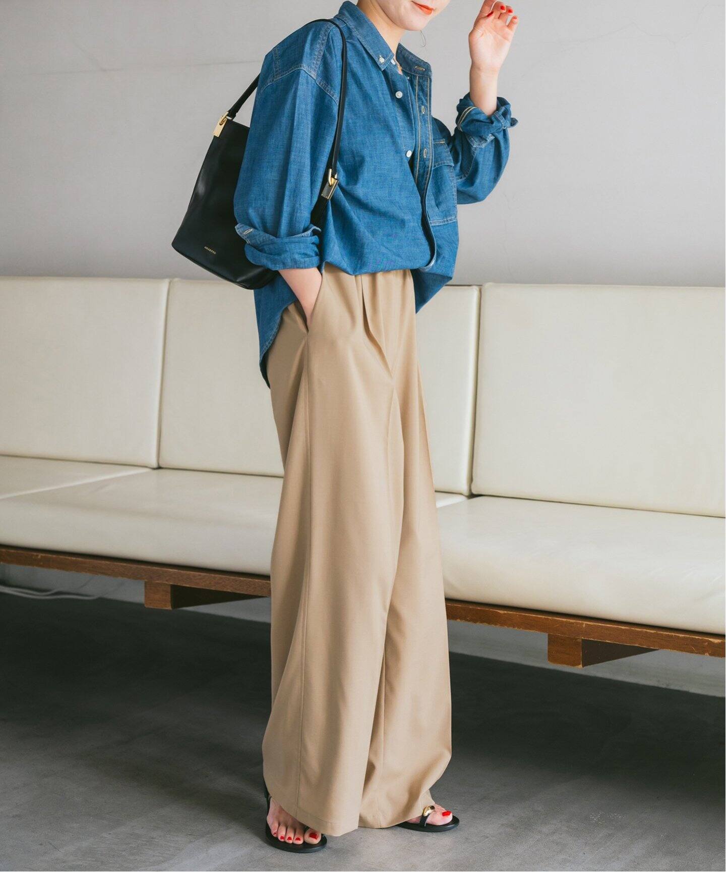 追加2》トロストレッチイージーパンツ（スラックス）｜Spick and Span