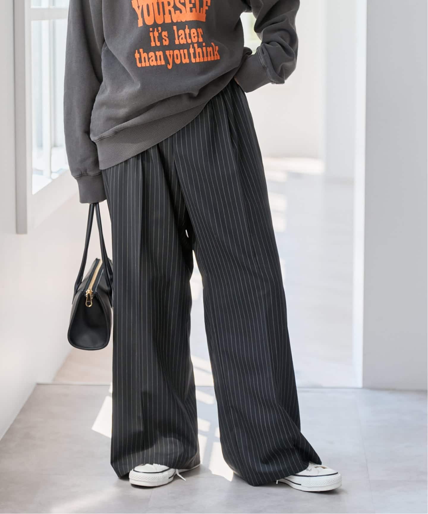 追加3》手洗い可 / トロストレッチイージーパンツ（スラックス