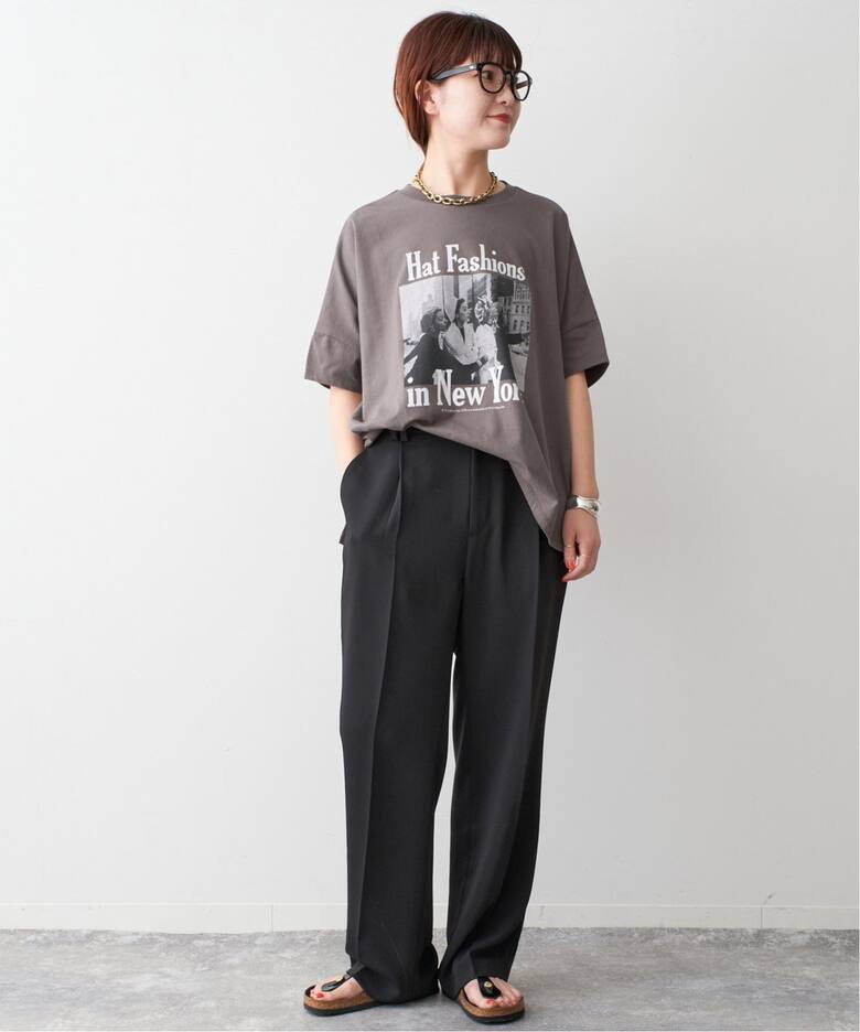 ストレッチタックストレートパンツ（スラックス）｜Spick and Span  