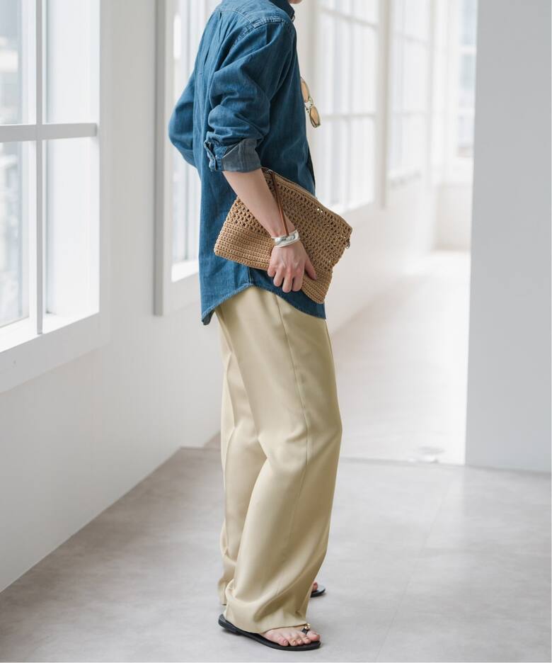 ストレッチタックストレートパンツ（スラックス）｜Spick & Span  display picture 1