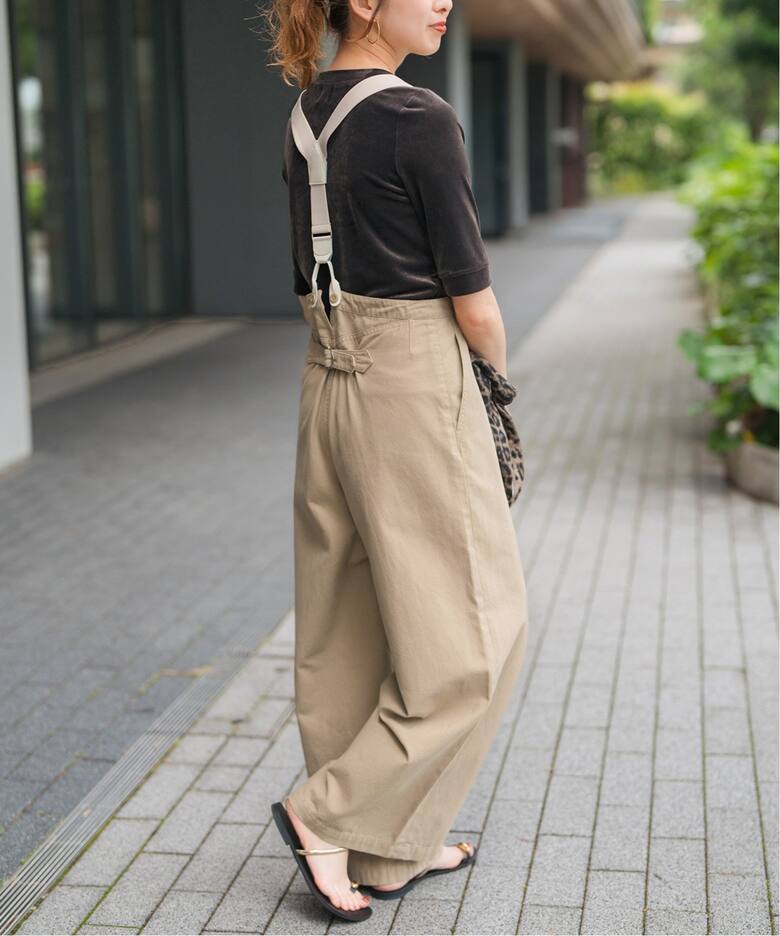 新品】CURRENTAGE Spick and Span別注サスペンダーパンツ 追加2 