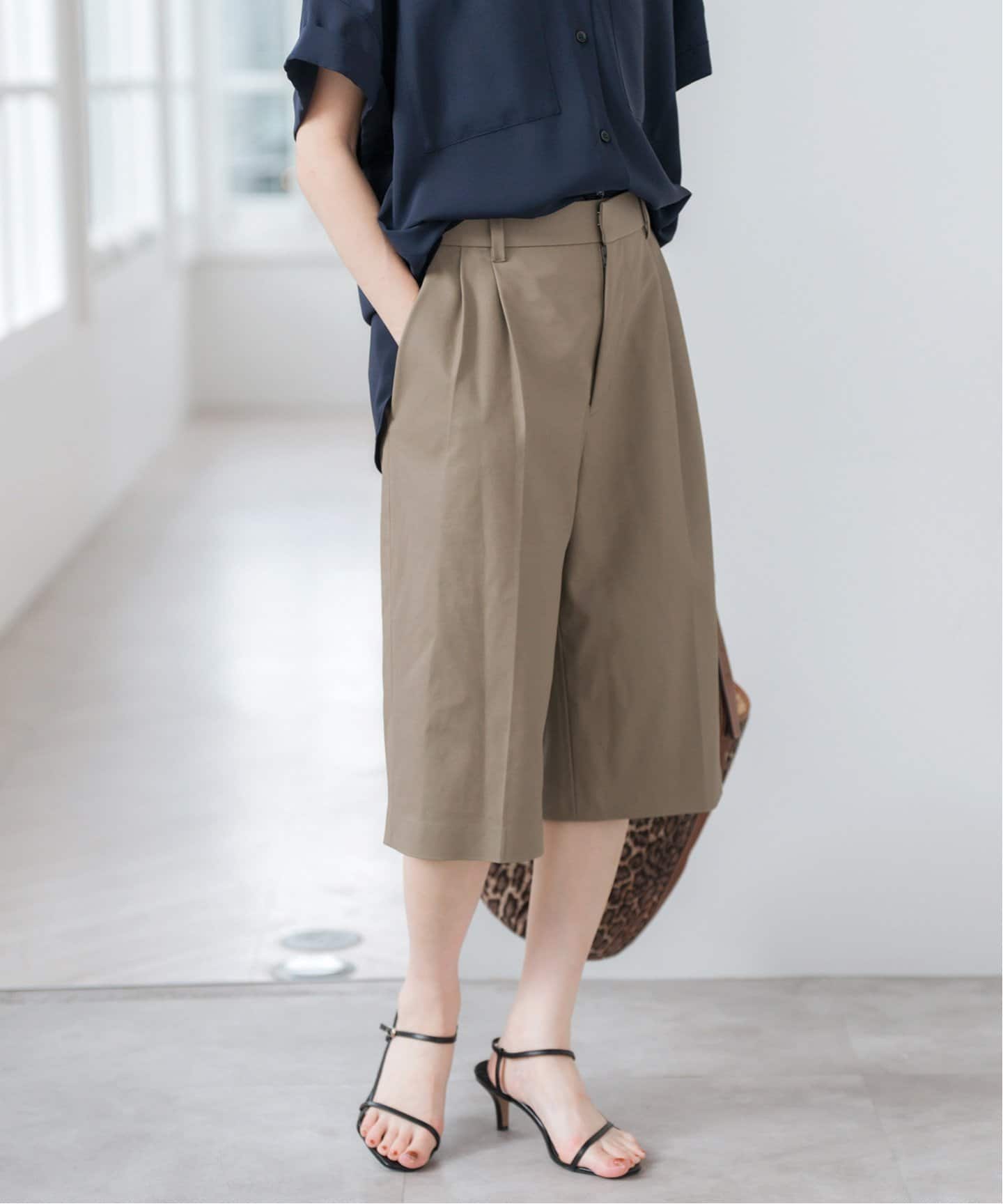 フェイクヌバックハーフパンツ（ショート・ハーフパンツ