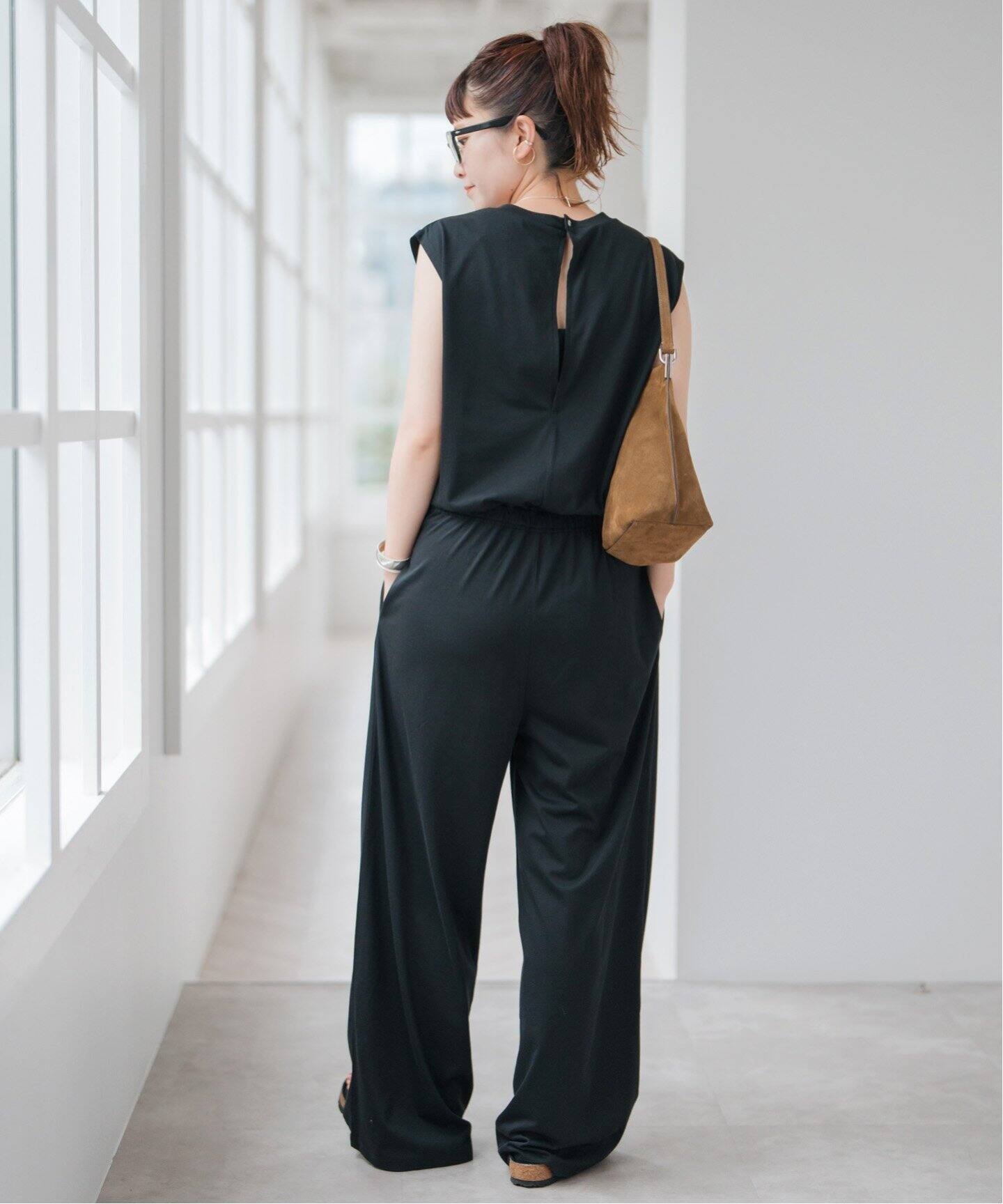 Spick and Span CO/PE天竺オールインワン　38 CO/PE天竺オールインワン（つなぎ／オールインワン）｜Spick and