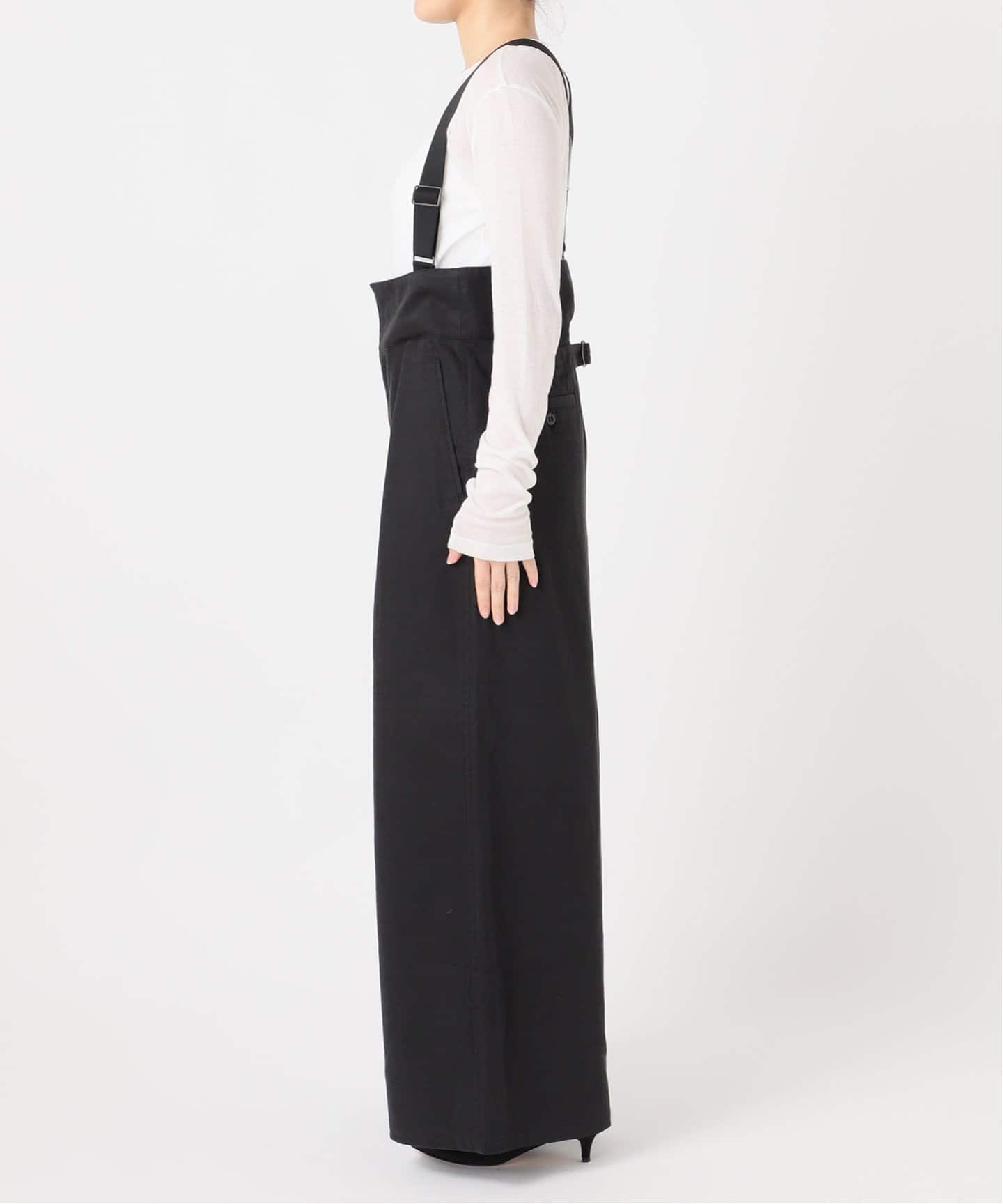 サスペンダー付きピーチツイルタックパンツ（その他パンツ）｜Spick