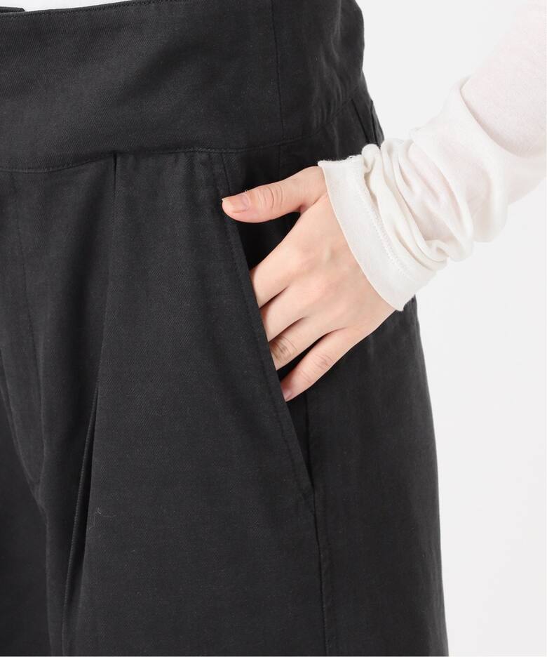 サスペンダー付きピーチツイルタックパンツ（その他パンツ）｜Spick 