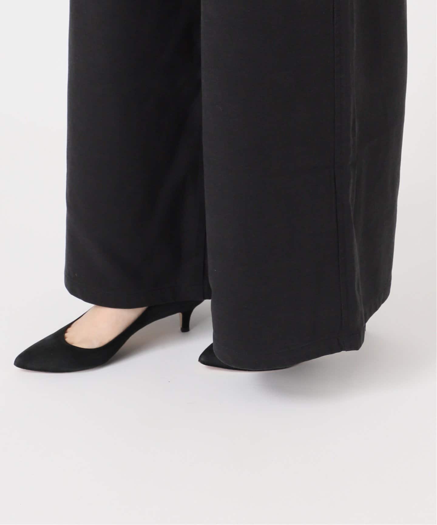 サスペンダー付きピーチツイルタックパンツ（その他パンツ）｜Spick