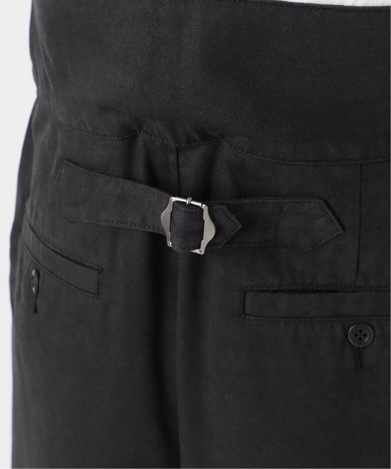 サスペンダー付きピーチツイルタックパンツ（その他パンツ）｜Spick 