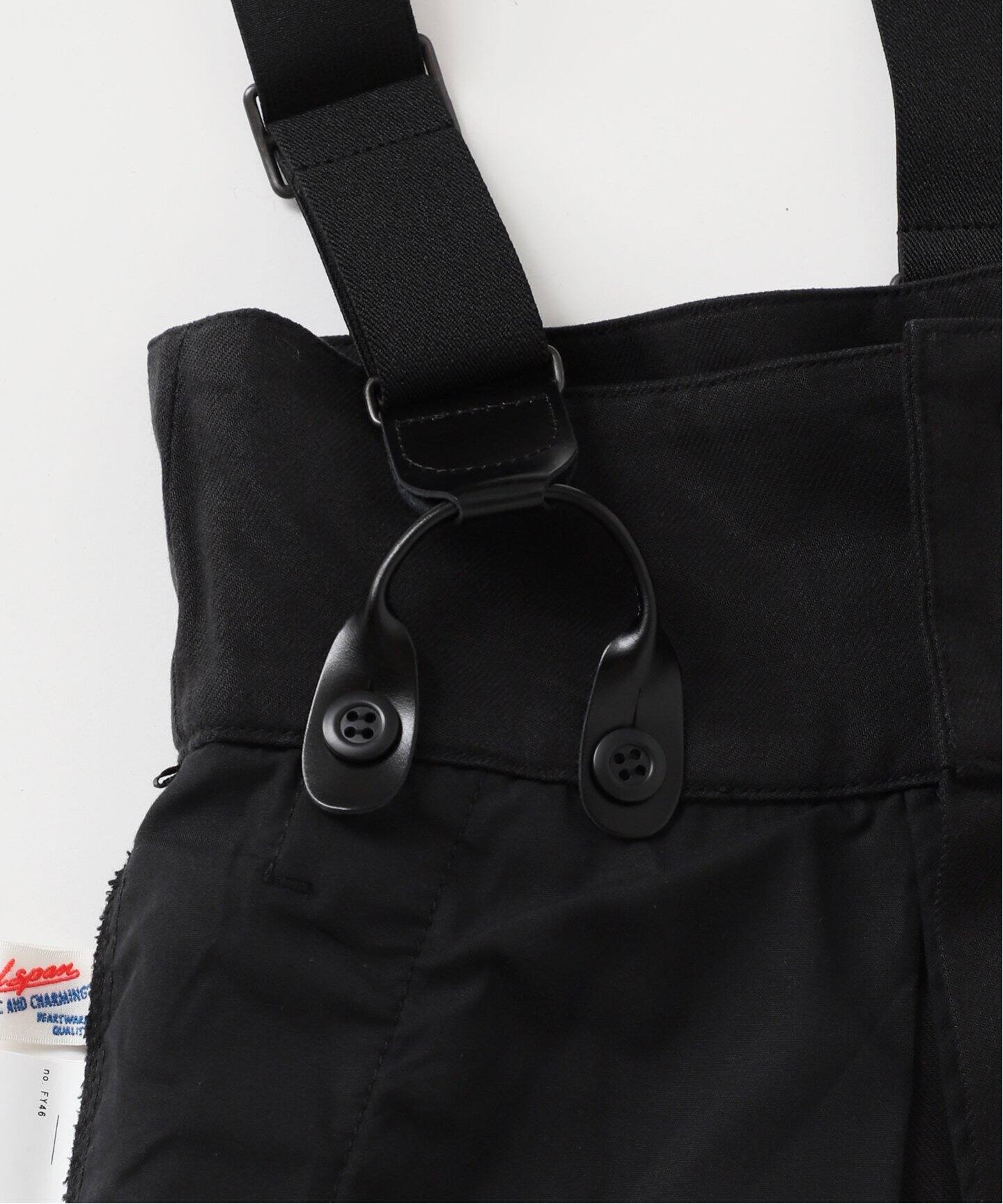 サスペンダー付きピーチツイルタックパンツ（その他パンツ）｜Spick