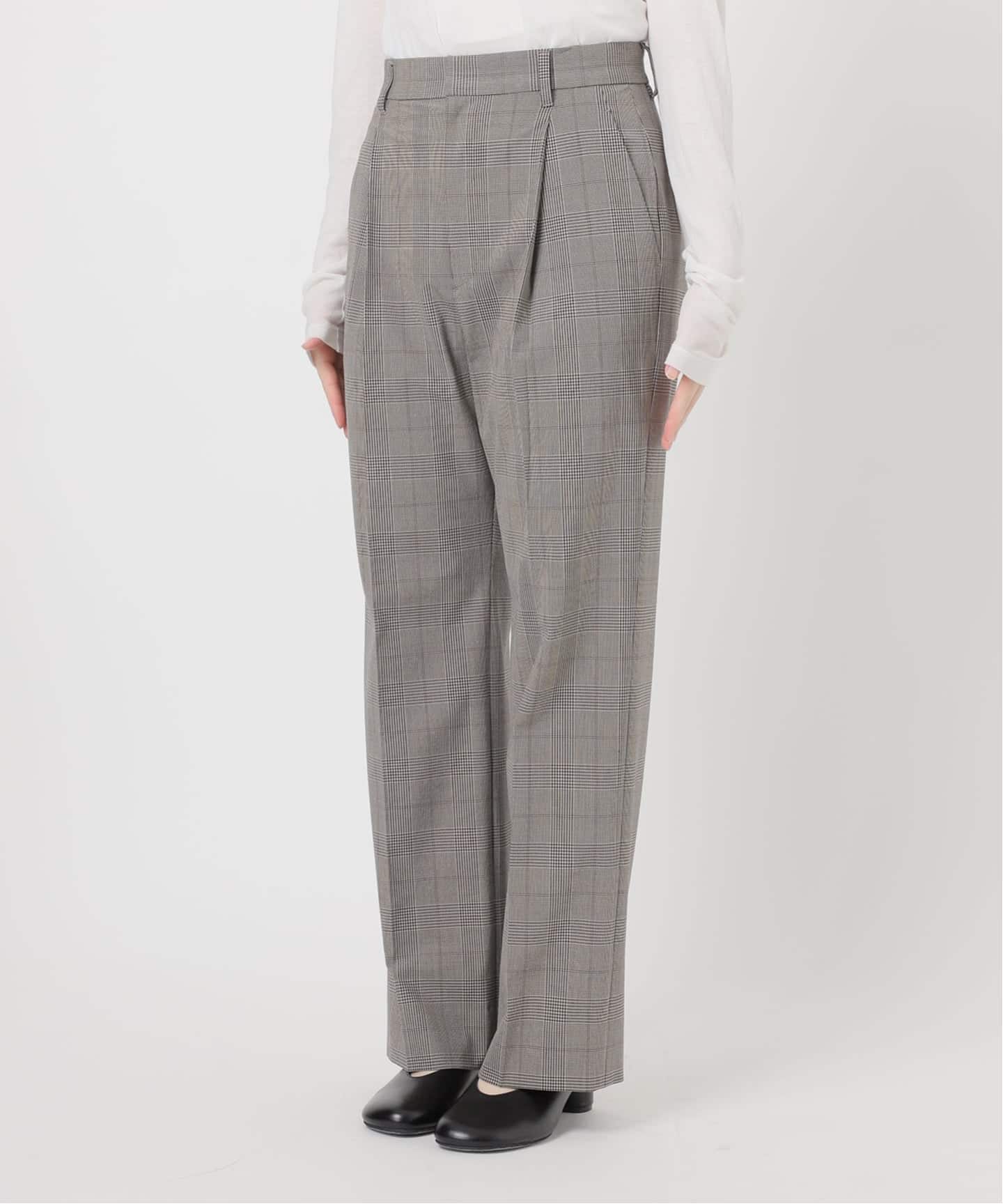 追加》ウォッシャブルチェックストレッチパンツ（スラックス）｜Spick