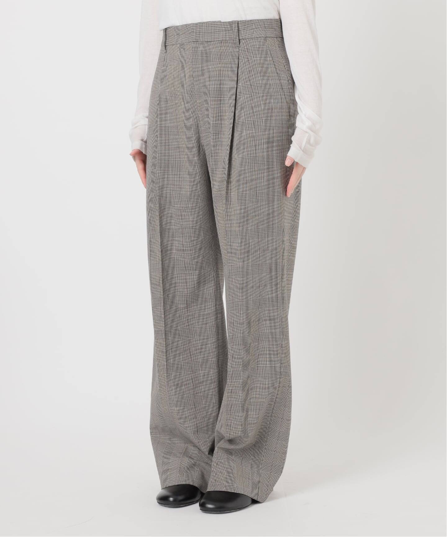 追加》ウォッシャブルチェックストレッチパンツ（スラックス）｜Spick