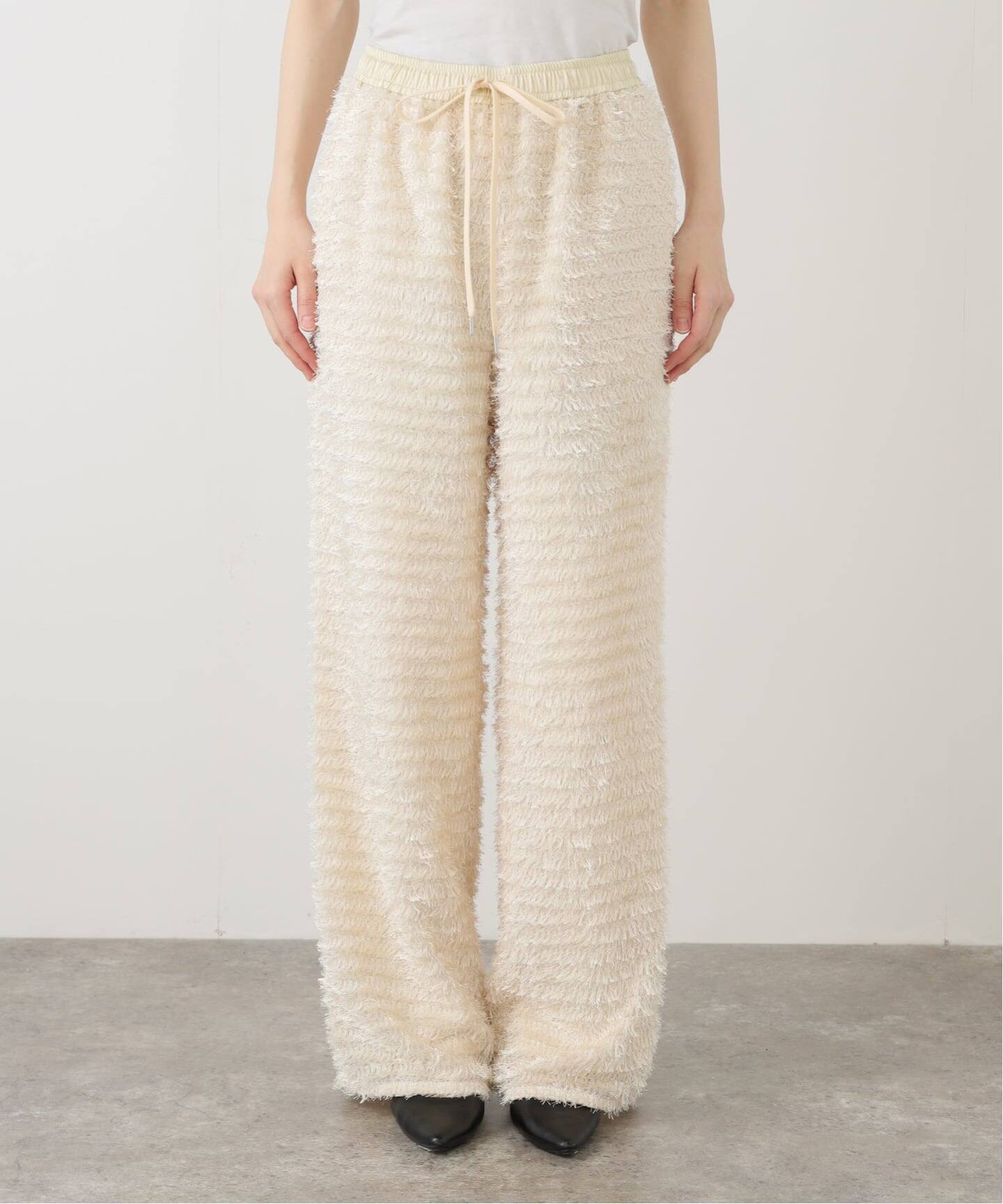 【NEW】スピック＆スパン（Spick and Span）/フリンジジャガードイージーパンツ フリンジジャガードイージーパンツ（その他パンツ）｜Spick and Span