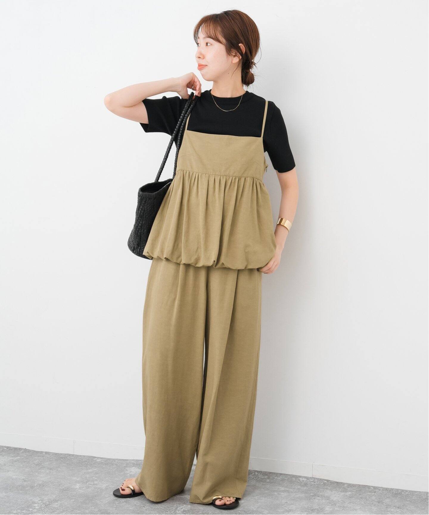 ギャザーキャミソールセットパンツ（スラックス）｜Spick and Span 