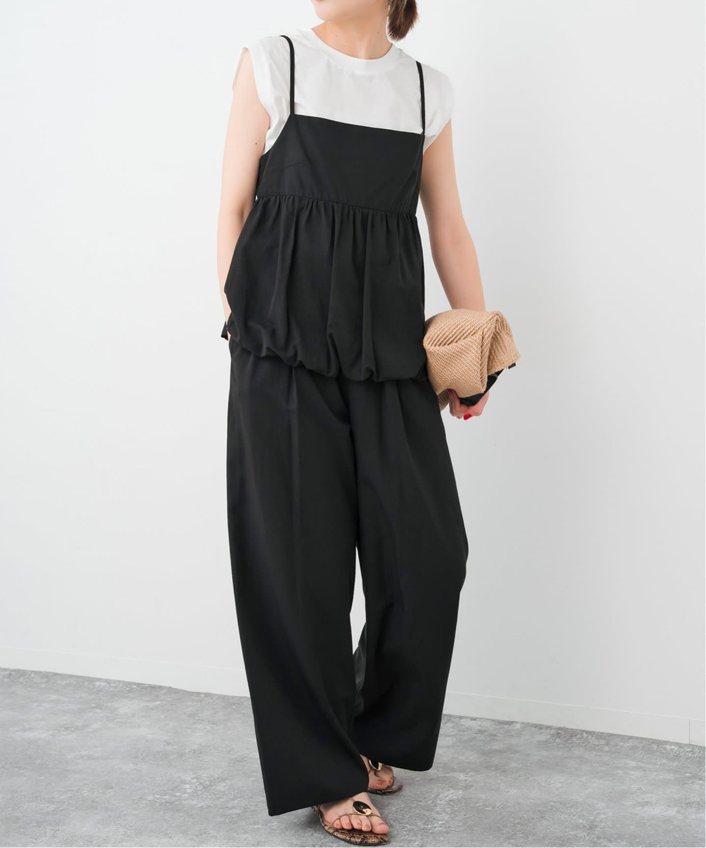 ギャザーキャミソールセットパンツ（スラックス）｜Spick and Span