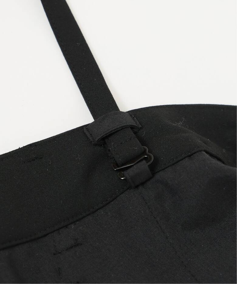 サスペンダー付きアシンメトリータックパンツ（スラックス）｜Spick