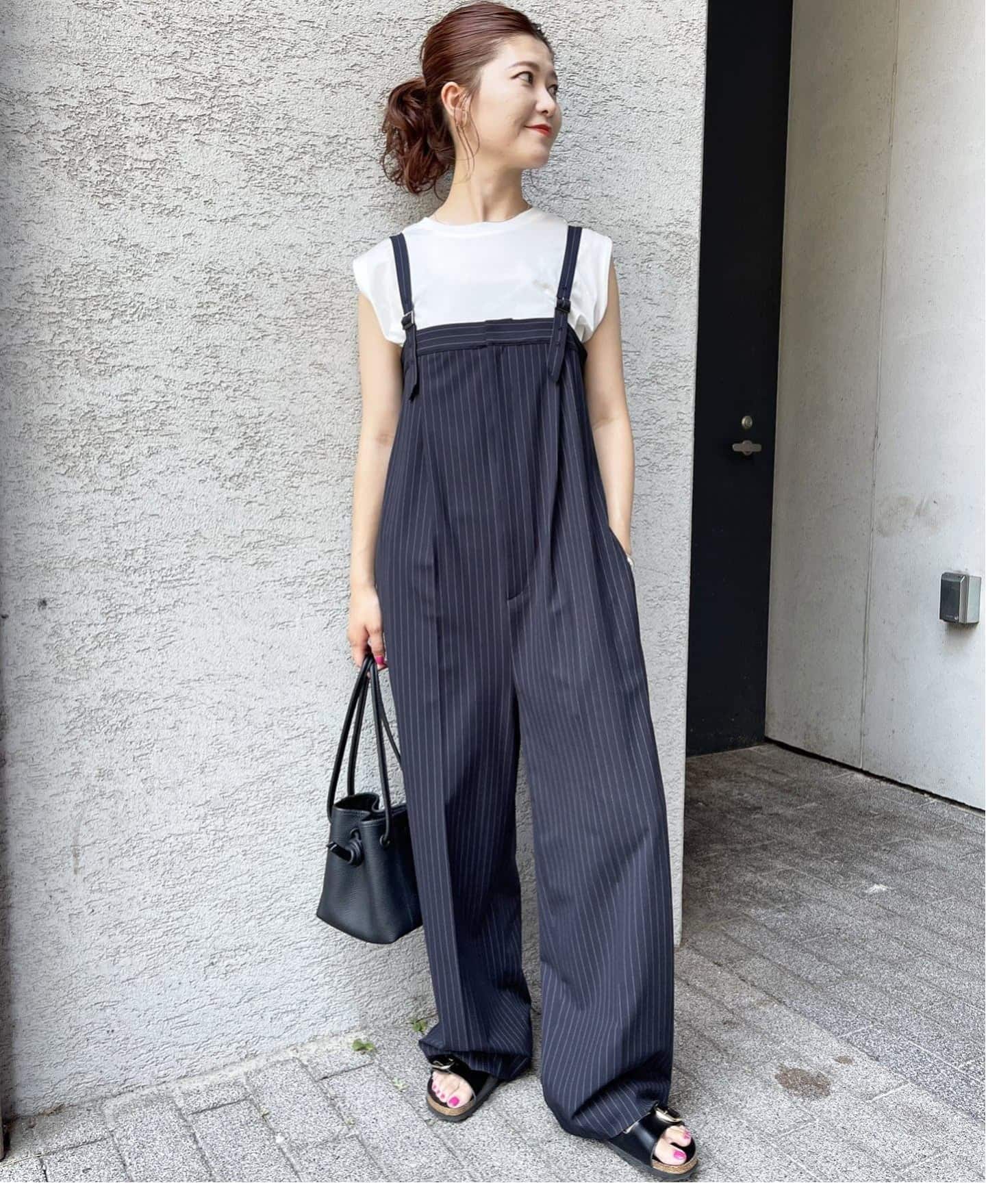 ☆新品、未使用品☆ スピック&スパン ベアオールインワン ブラック38 完全受注生産】《追加》SO ベアオールインワン(サロペット