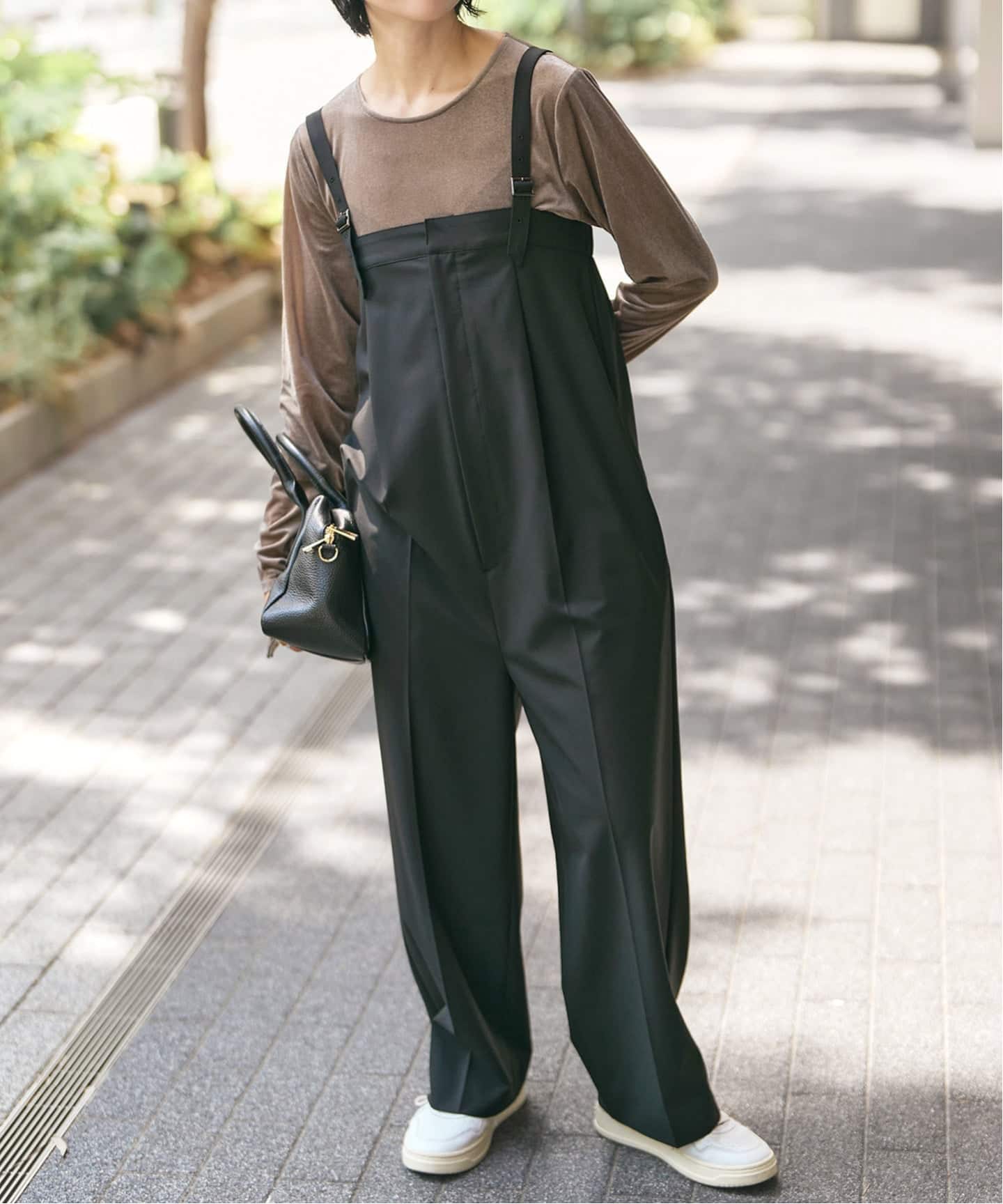 ☆新品、未使用品☆ スピック&スパン　ベアオールインワン　ブラック38 完全受注生産】《追加》SO ベアオールインワン（サロペット