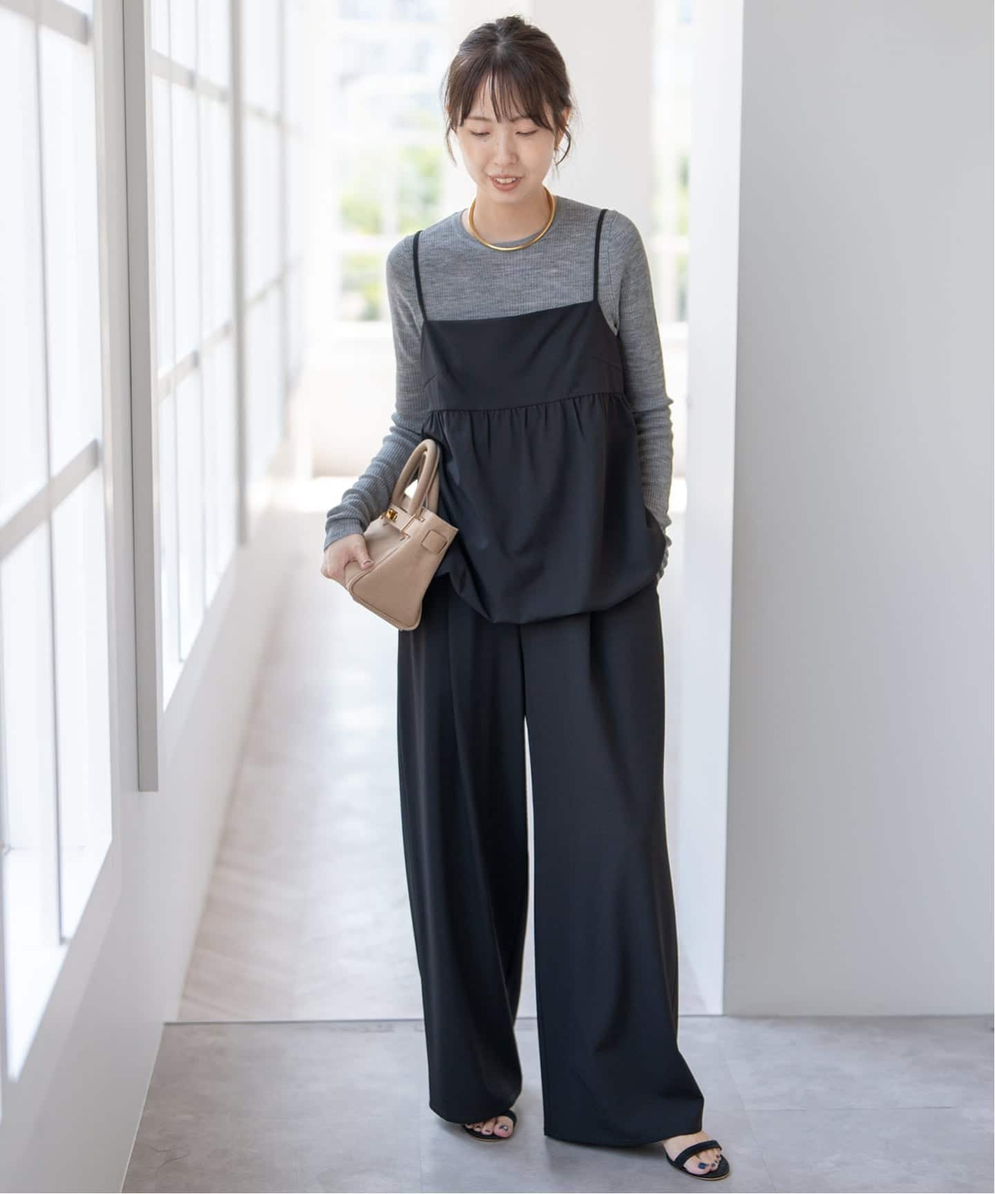 ギャザーキャミソールセットパンツ（スラックス）｜Spick and Span