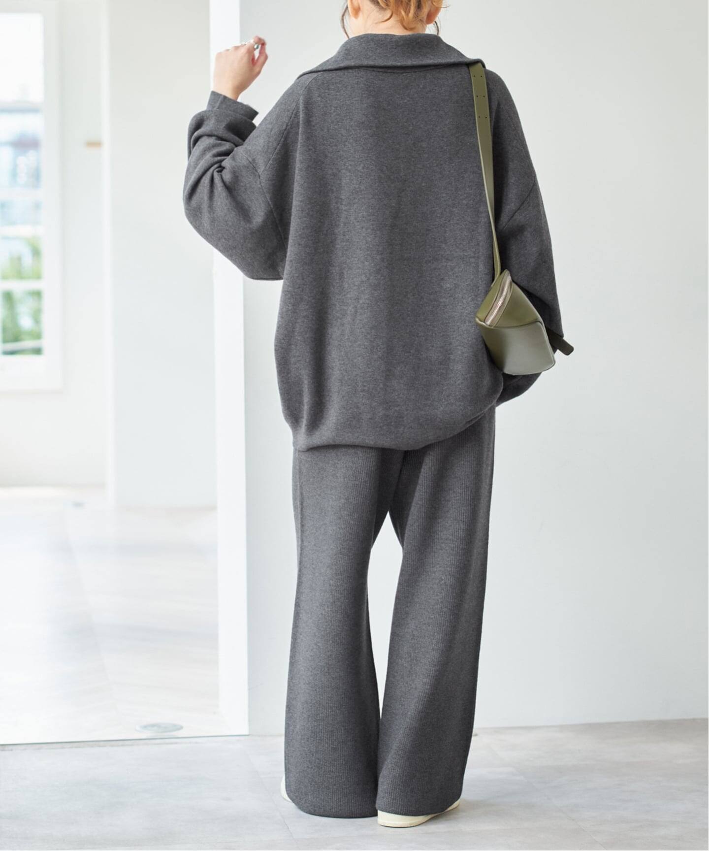 片畦ニットパンツ（その他パンツ）｜Spick and Span（スピック＆スパン