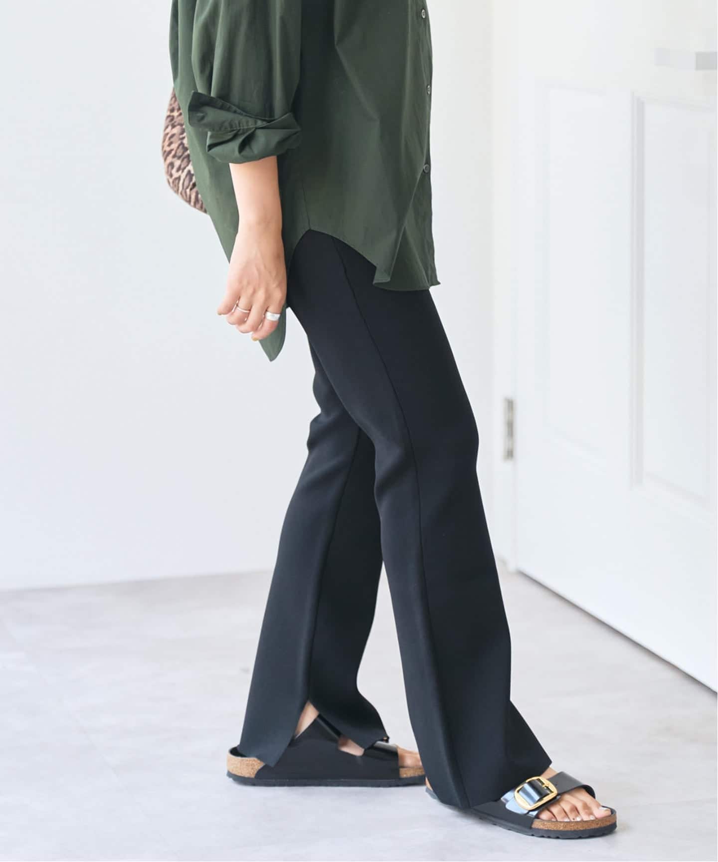 フレアニットパンツ（その他パンツ）｜Spick and Span（スピック