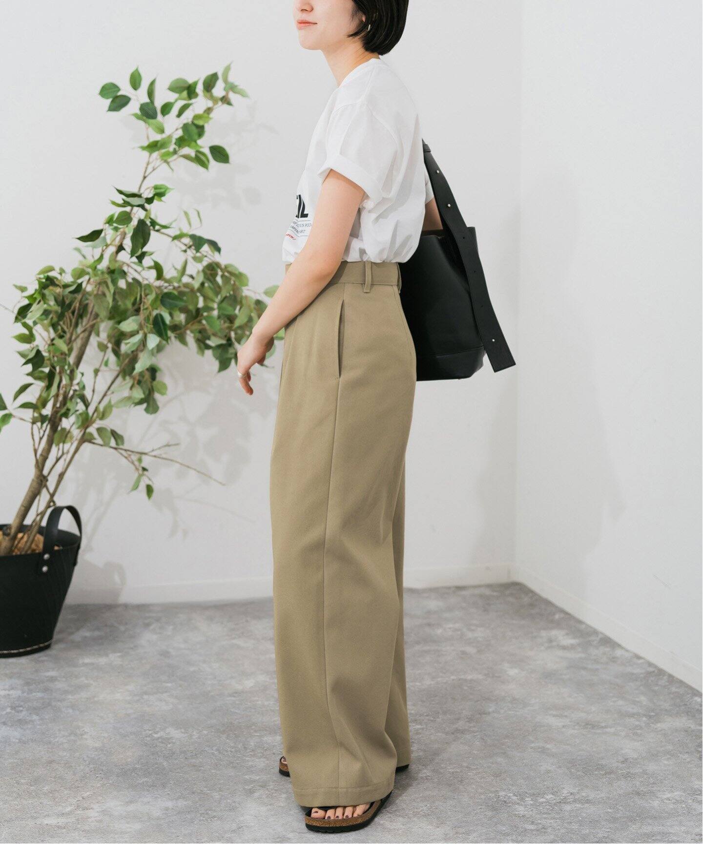ヘビーツイルタックワイドパンツ（スラックス）｜Spick and Span 