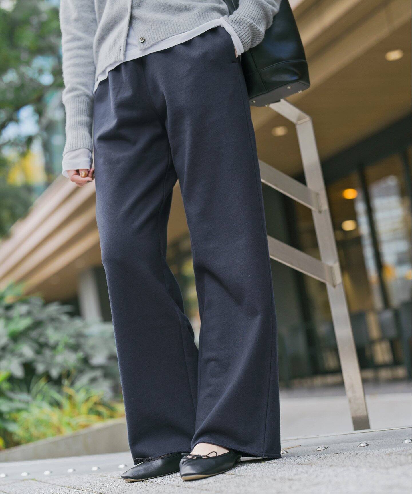 裏毛イージーストレートパンツ（スウェットパンツ）｜Spick and Span 