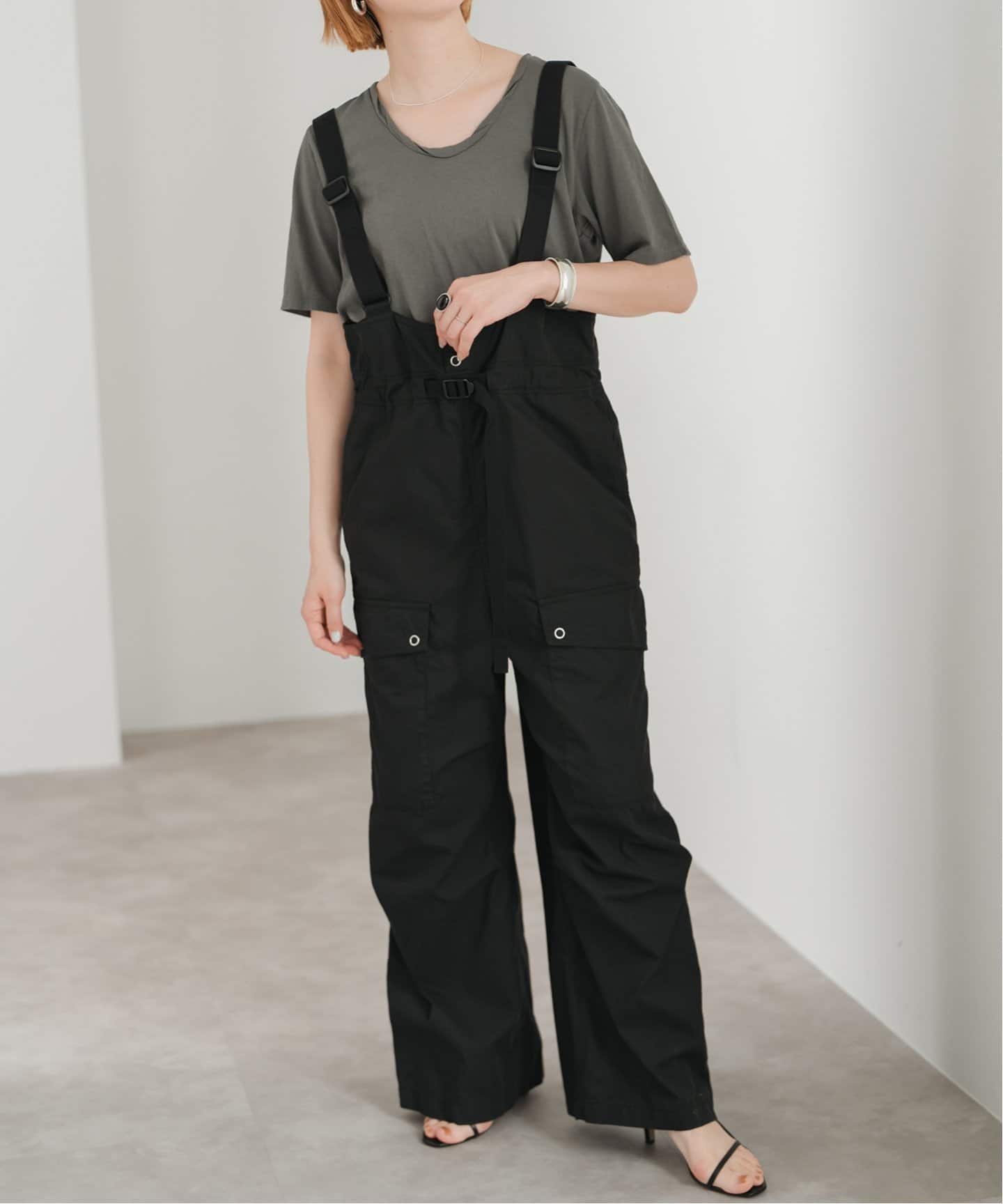 サロペット・オーバーオール・オールインワン GABA HIGH WAIST SUSPENDERS PANTS 22AW LOT/SMPL-015 JUMPSUITS（サロペット／オーバーオール）｜Spick