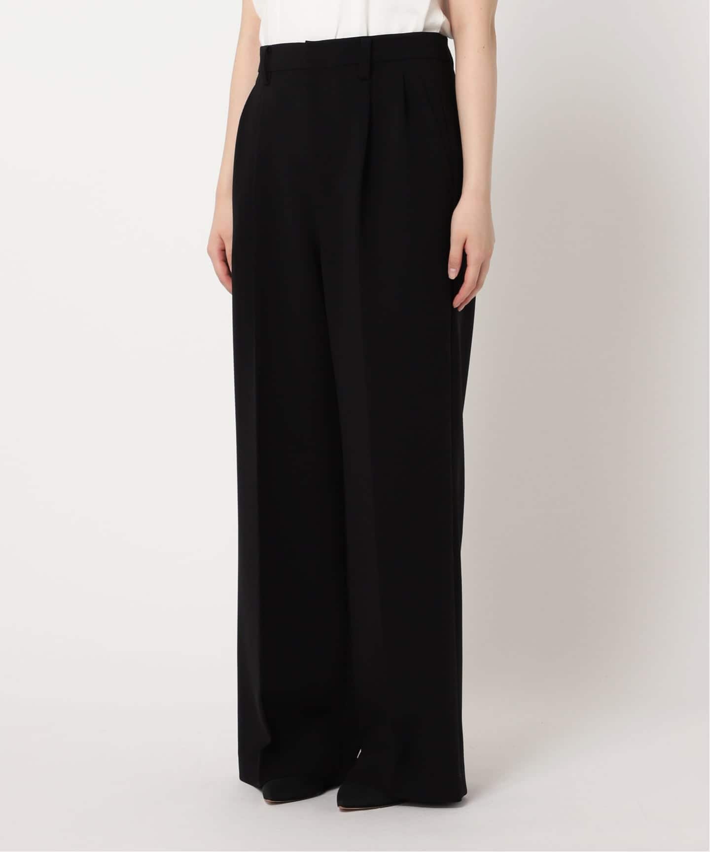 追加》ダブルクロスツータックパンツ（スラックス）｜Spick and Span