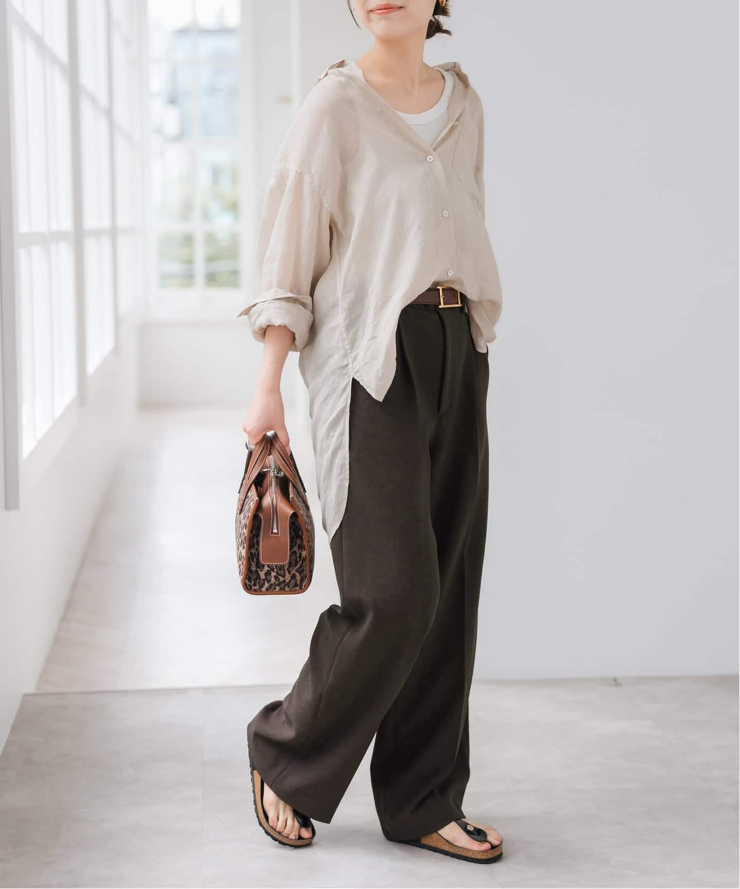 追加2》ダブルクロスツータックパンツ（スラックス）｜Spick and Span