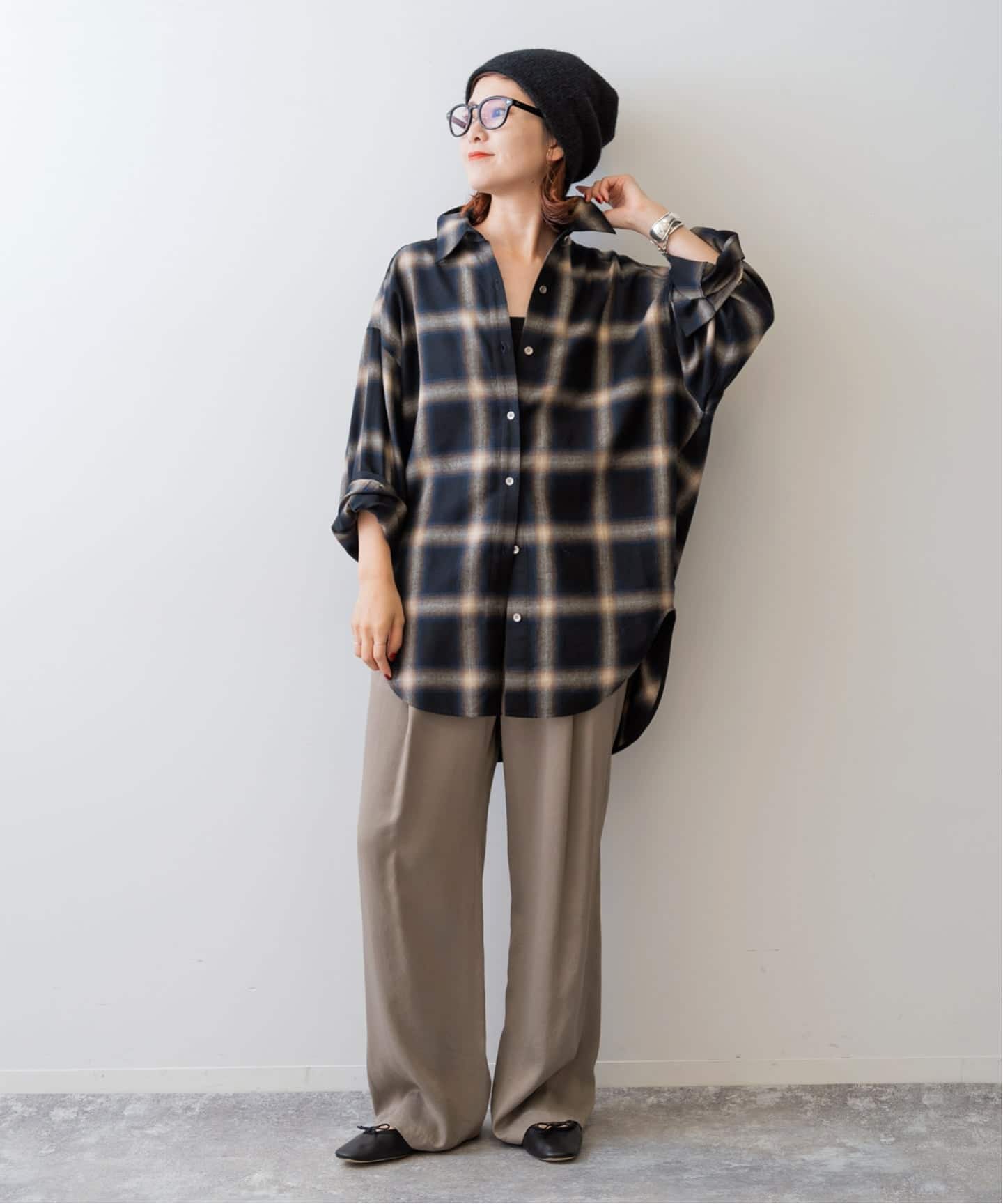 追加2》サテンイージーパンツ（スラックス）｜Spick and Span